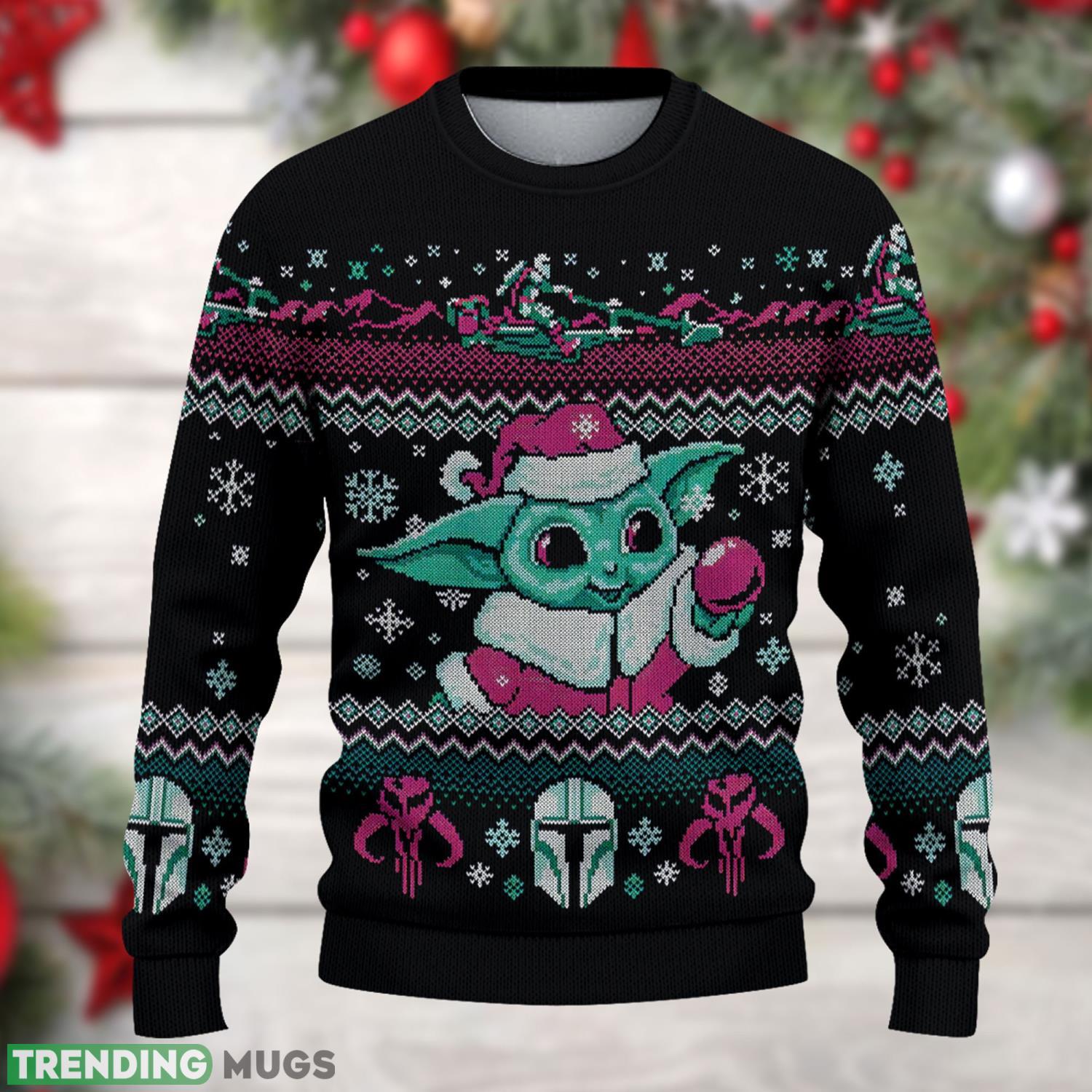 Cute Baby Yoda Christmas Sweater 3D All Over Printed Ugly Christmas Sweater 3D Sweater Cute Baby Yoda Christmas Sweater 3D All Over Printed Ugly Christmas Sweater 3D Sweater