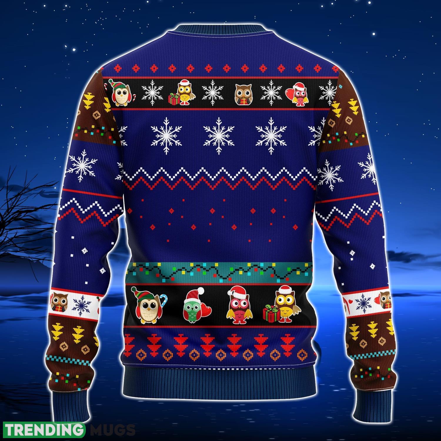 Cute Owl Night Noel Mc Ugly Christmas Blue 1 Amazing Gift Men And Women Christmas Gift 3D Sweater Cute Owl Night Noel Mc Ugly Christmas Blue 1 Amazing Gift Men And Women Christmas Gift 3D Sweater