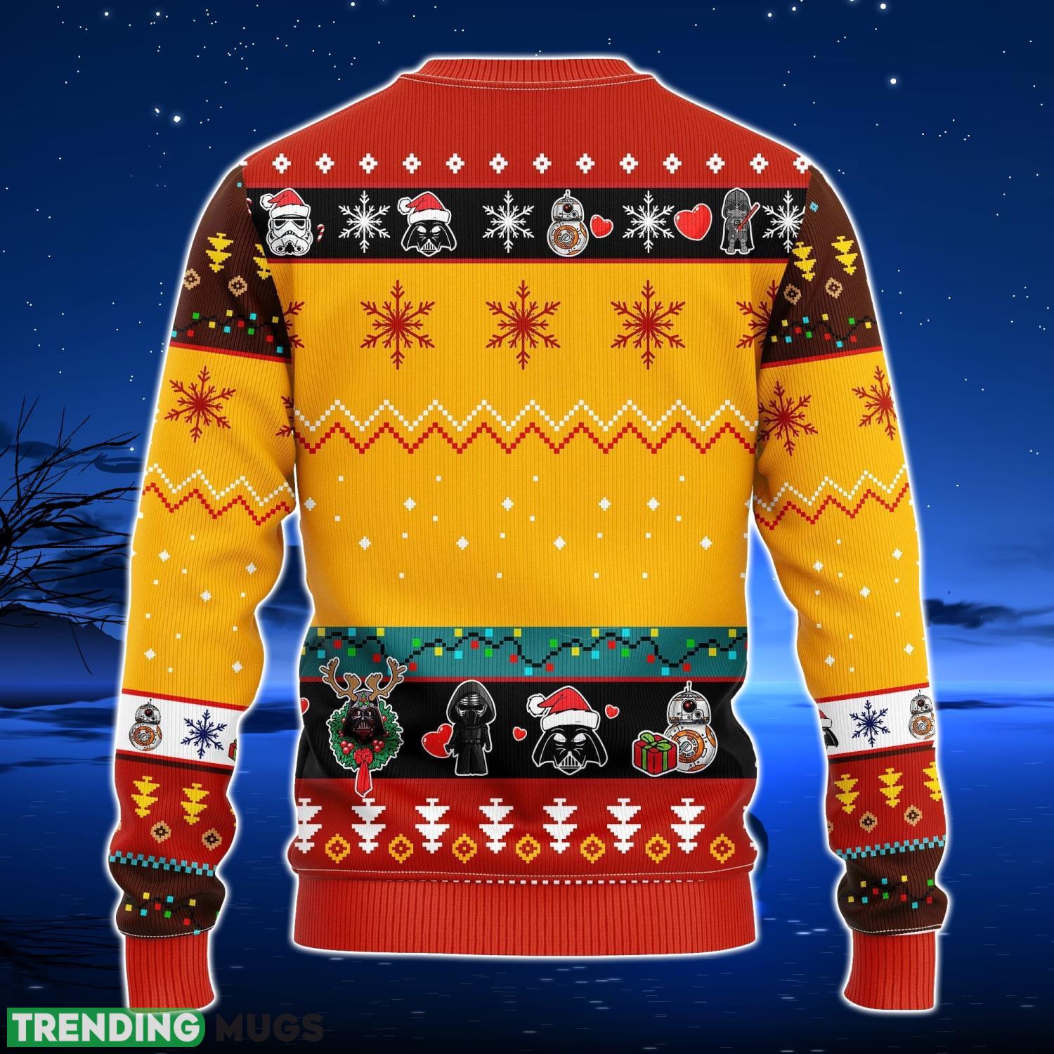 Darth Vader Cute Ugly Christmas Sweater Yellow 1 Amazing Gift Men And Women Christmas Gift 3D Sweater Darth Vader Cute Ugly Christmas Sweater Yellow 1 Amazing Gift Men And Women Christmas Gift 3D Sweater