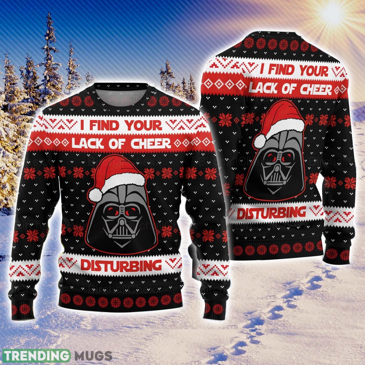 Darth Vader Ugly Christmas Sweater Xmas Christmas Gift Product Photo 1 Darth Vader Ugly Christmas Sweater Xmas Christmas Gift Product Photo 1