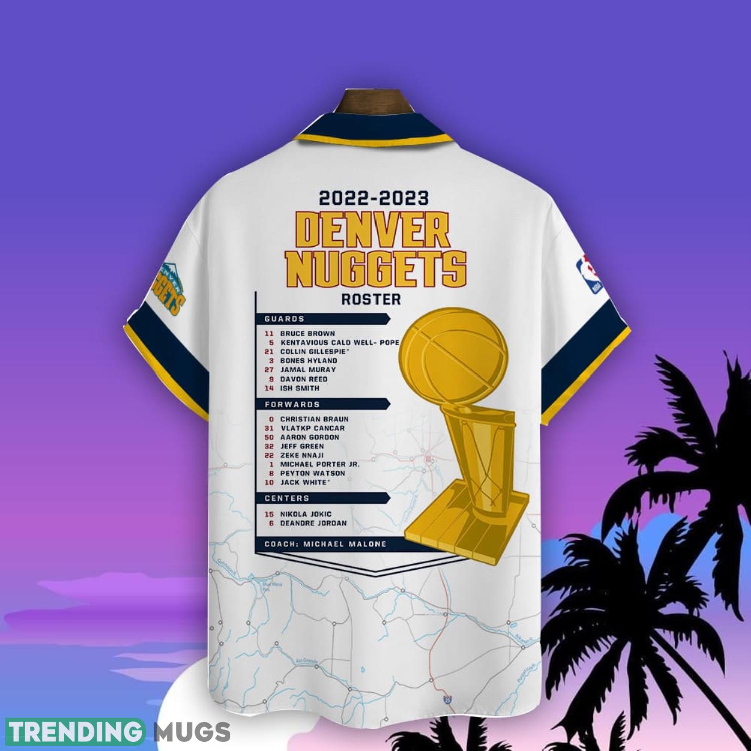 Denver Nuggets NBA Champions 3D Print Trending Hawaiian Shirt Summer Gift Hawaiian Shirt Denver Nuggets NBA Champions 3D Print Trending Hawaiian Shirt Summer Gift Hawaiian Shirt