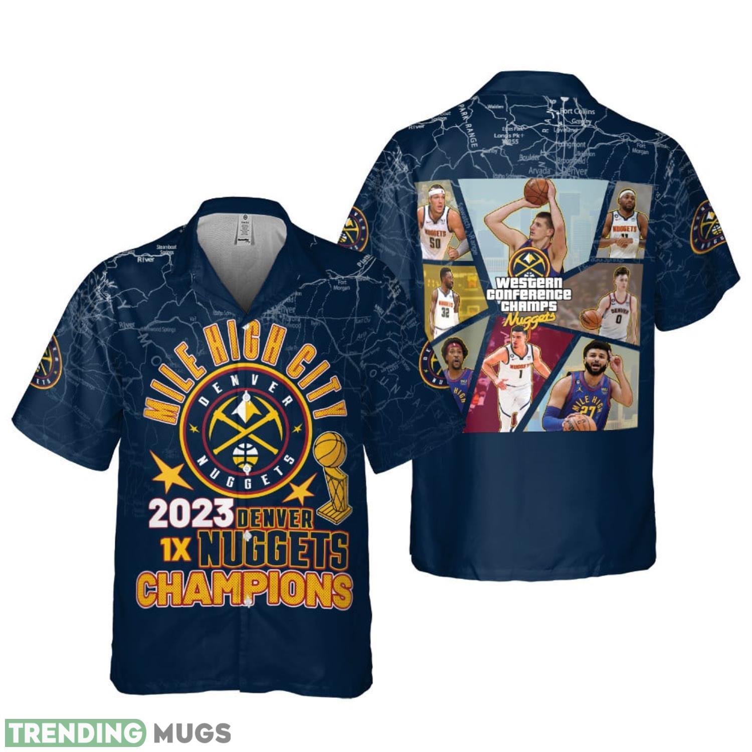 Denver Nuggets NBA Champions 3D Trending Hawaiian Shirt Hoiliday Gift For Sport Fans Product Photo 1 Denver Nuggets NBA Champions 3D Trending Hawaiian Shirt Hoiliday Gift For Sport Fans Product Photo 1