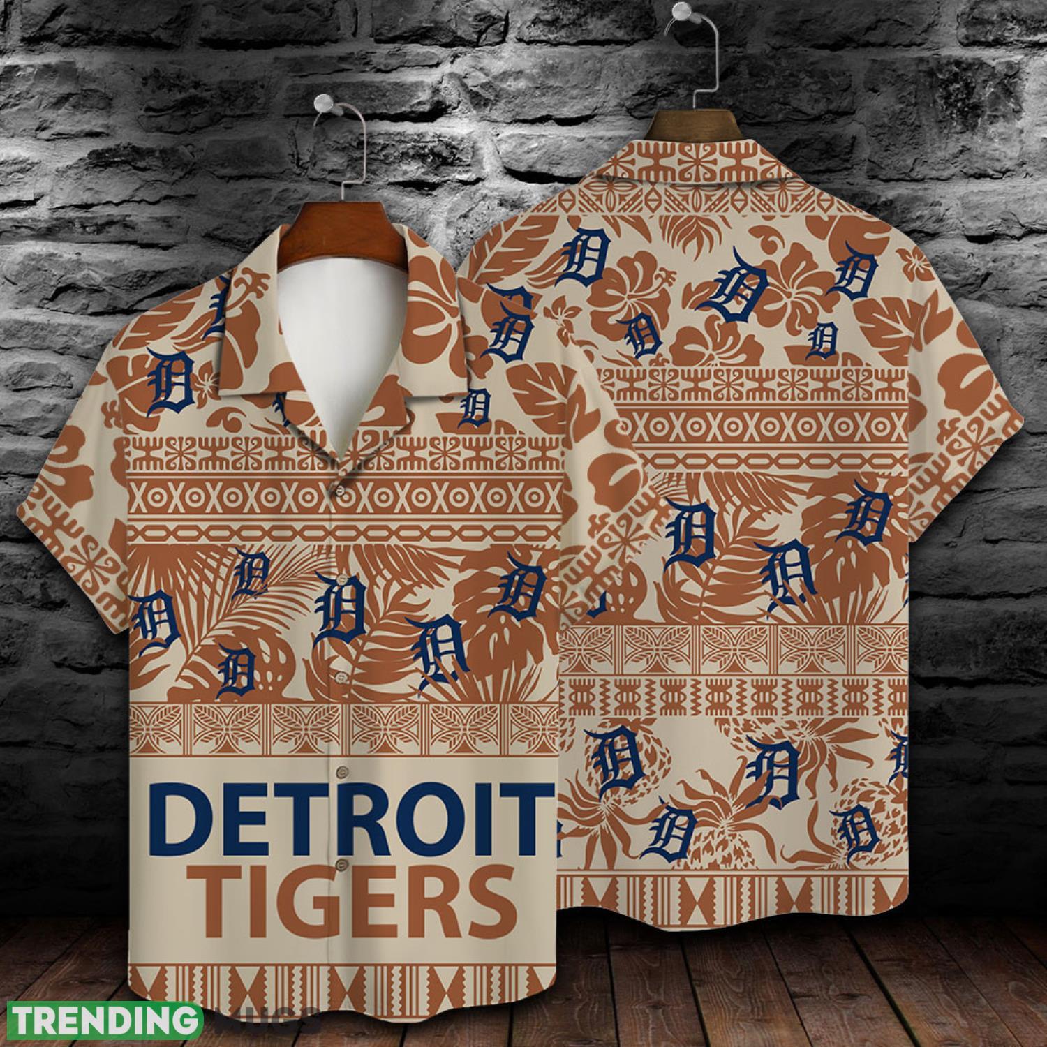 Detroit Tigers Major League Baseball 3D AOP Aloha Hawaiian Shirt For Fans Product Photo 1
