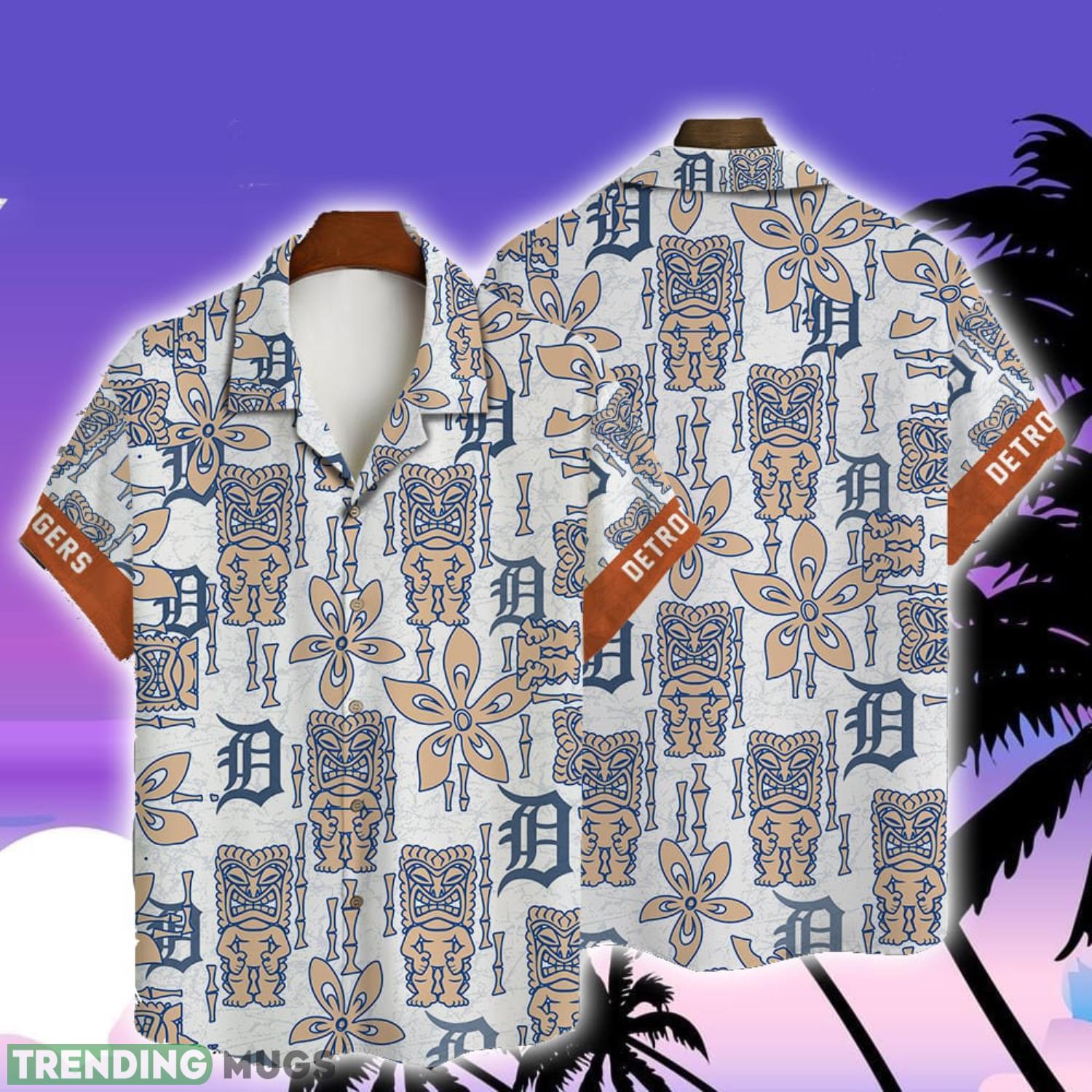 Detroit Tigers Major League Baseball 3D AOP Hawaiian Shirt For Fans Product Photo 1