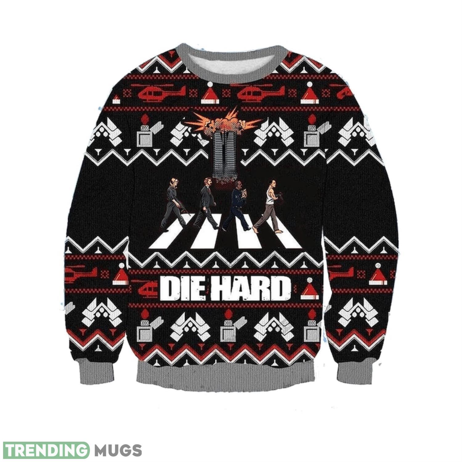 Die Hard Christmas 3D Ugly Christmas Sweater For Men And Women Product Photo 1 Die Hard Christmas 3D Ugly Christmas Sweater For Men And Women Product Photo 1