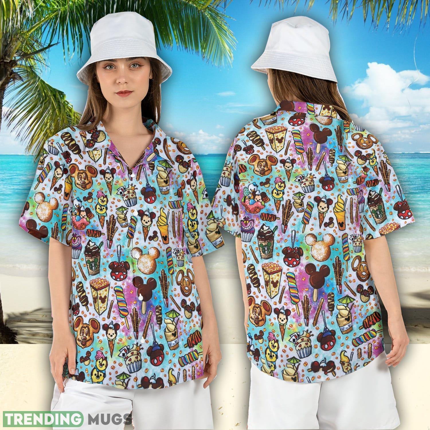 Disneyworld Snacks Hawaiian Shirt Disneyland Summer Button Up Shirt Mickey Snacks Aloha Shirt Product Photo 1 Disneyworld Snacks Hawaiian Shirt Disneyland Summer Button Up Shirt Mickey Snacks Aloha Shirt Product Photo 1
