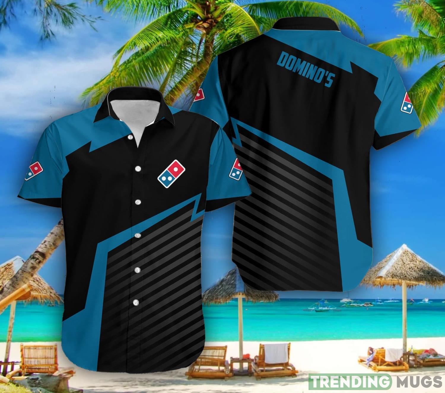 Domino's Pizza Hawaiian Shirt Product Photo 1 Domino's Pizza Hawaiian Shirt Product Photo 1