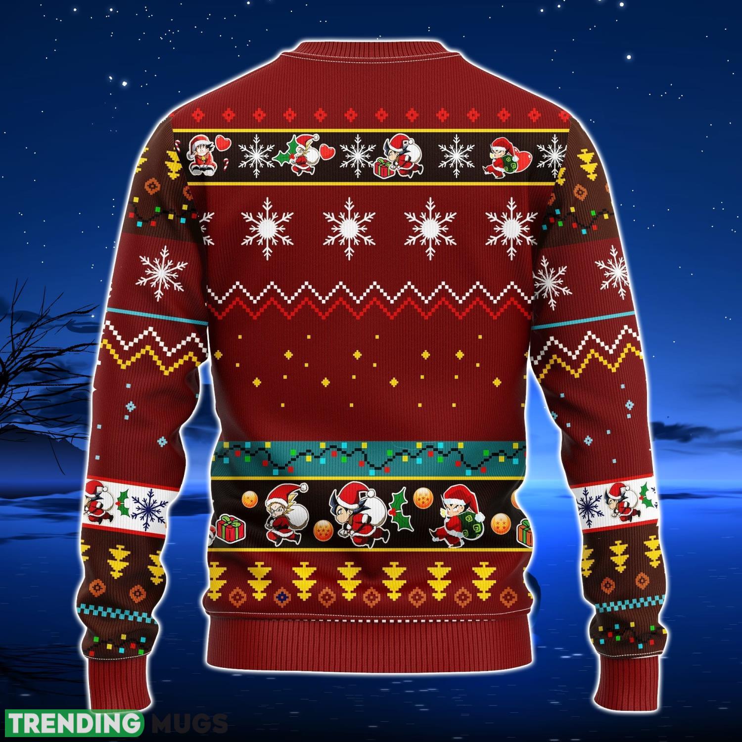 Dragon Ball Anime Ugly Christmas Sweater Red Brown 1 Amazing Gift Men And Women Christmas Gift 3D Sweater Dragon Ball Anime Ugly Christmas Sweater Red Brown 1 Amazing Gift Men And Women Christmas Gift 3D Sweater