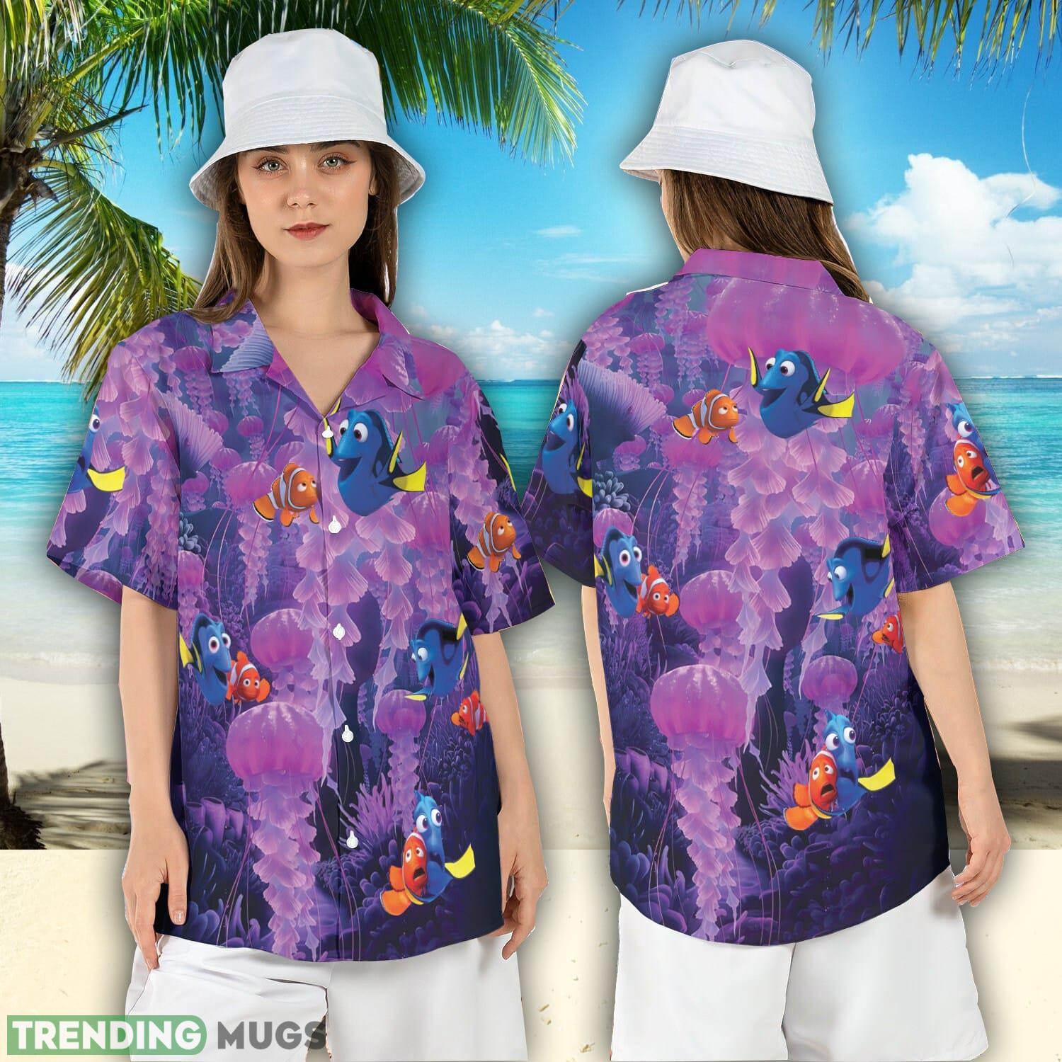Finding Nemo Hawaiian Shirt Nemo and Dory Summer Hawaii Shirt Disneyland Vacation Short Sleeve Shirt Product Photo 1 Finding Nemo Hawaiian Shirt Nemo and Dory Summer Hawaii Shirt Disneyland Vacation Short Sleeve Shirt Product Photo 1