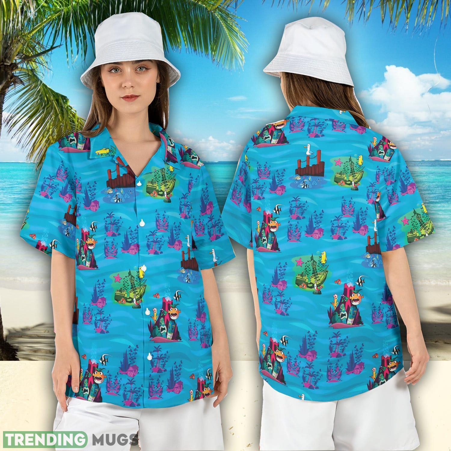 Finding Nemo Hawaiian Shirt Nemo and Friends Summer Hawaii Shirt Nemo Fish Seagulls Short Sleeve Shirt Product Photo 1 Finding Nemo Hawaiian Shirt Nemo and Friends Summer Hawaii Shirt Nemo Fish Seagulls Short Sleeve Shirt Product Photo 1