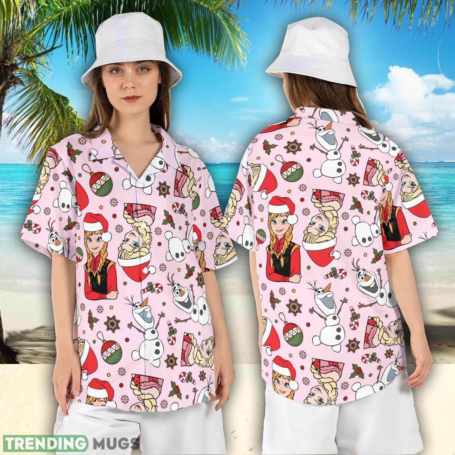 Frozen Movie Christmas Hawaiian Shirt Olaf Christmas Button Shirt Princess Elsa Anna Xmas Aloha Shirt Product Photo 1 Frozen Movie Christmas Hawaiian Shirt Olaf Christmas Button Shirt Princess Elsa Anna Xmas Aloha Shirt Product Photo 1