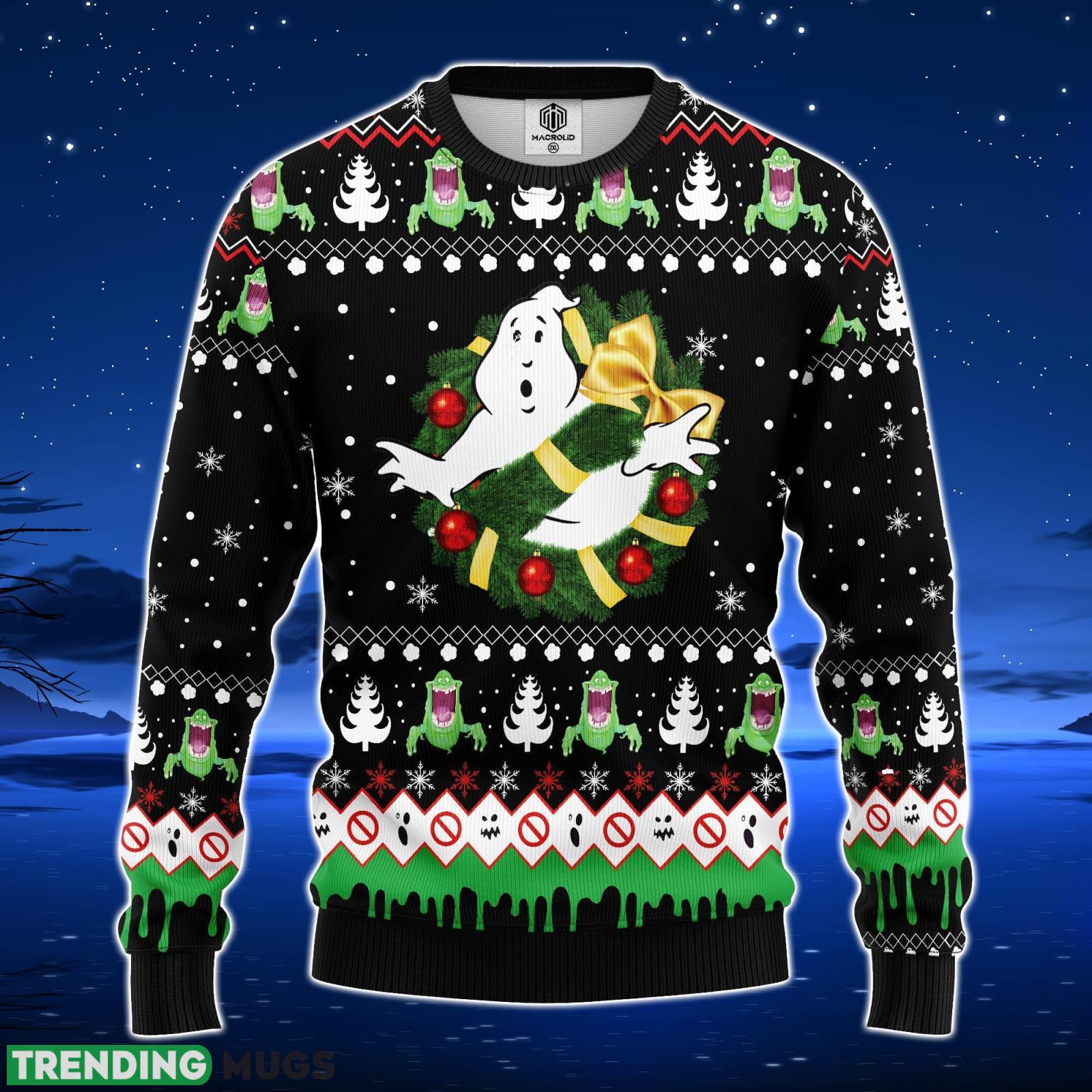 Ghostbuster Ugly Christmas Sweater Amazing Gift Men And Women Christmas Gift Product Photo 1 Ghostbuster Ugly Christmas Sweater Amazing Gift Men And Women Christmas Gift Product Photo 1