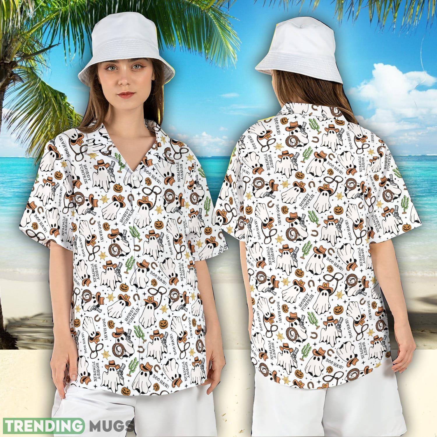 Ghosts Howdy Halloween Hawaiian Shirt Cowboy Ghost Button Shirt Howdy Pumpkin Aloha Shirt Western Halloween Hawaii Shirt Product Photo 1 Ghosts Howdy Halloween Hawaiian Shirt Cowboy Ghost Button Shirt Howdy Pumpkin Aloha Shirt Western Halloween Hawaii Shirt Product Photo 1