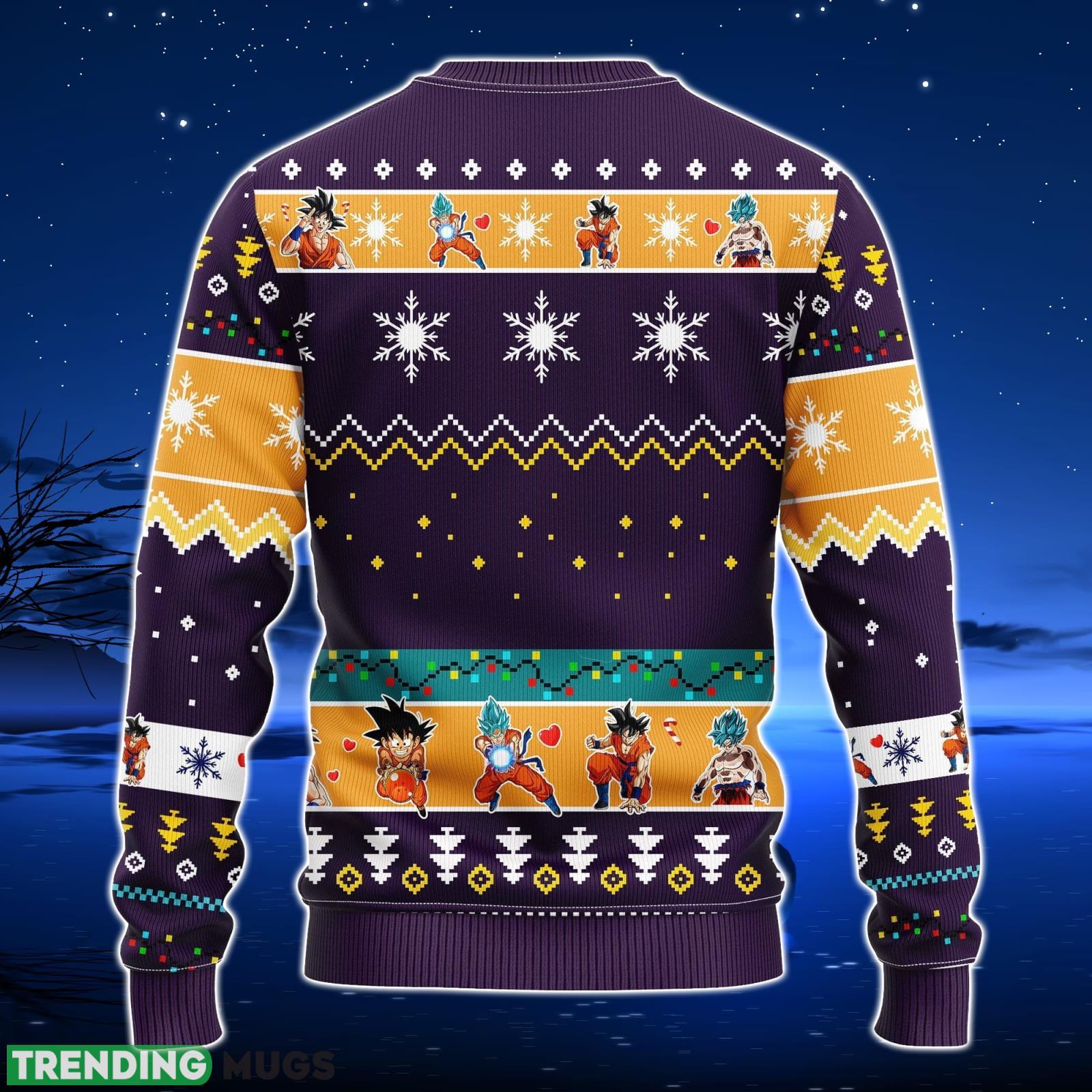 Goku Blue Dragon Ball Ugly Christmas Sweater Amazing Gift Men And Women Christmas Gift 3D Sweater Goku Blue Dragon Ball Ugly Christmas Sweater Amazing Gift Men And Women Christmas Gift 3D Sweater