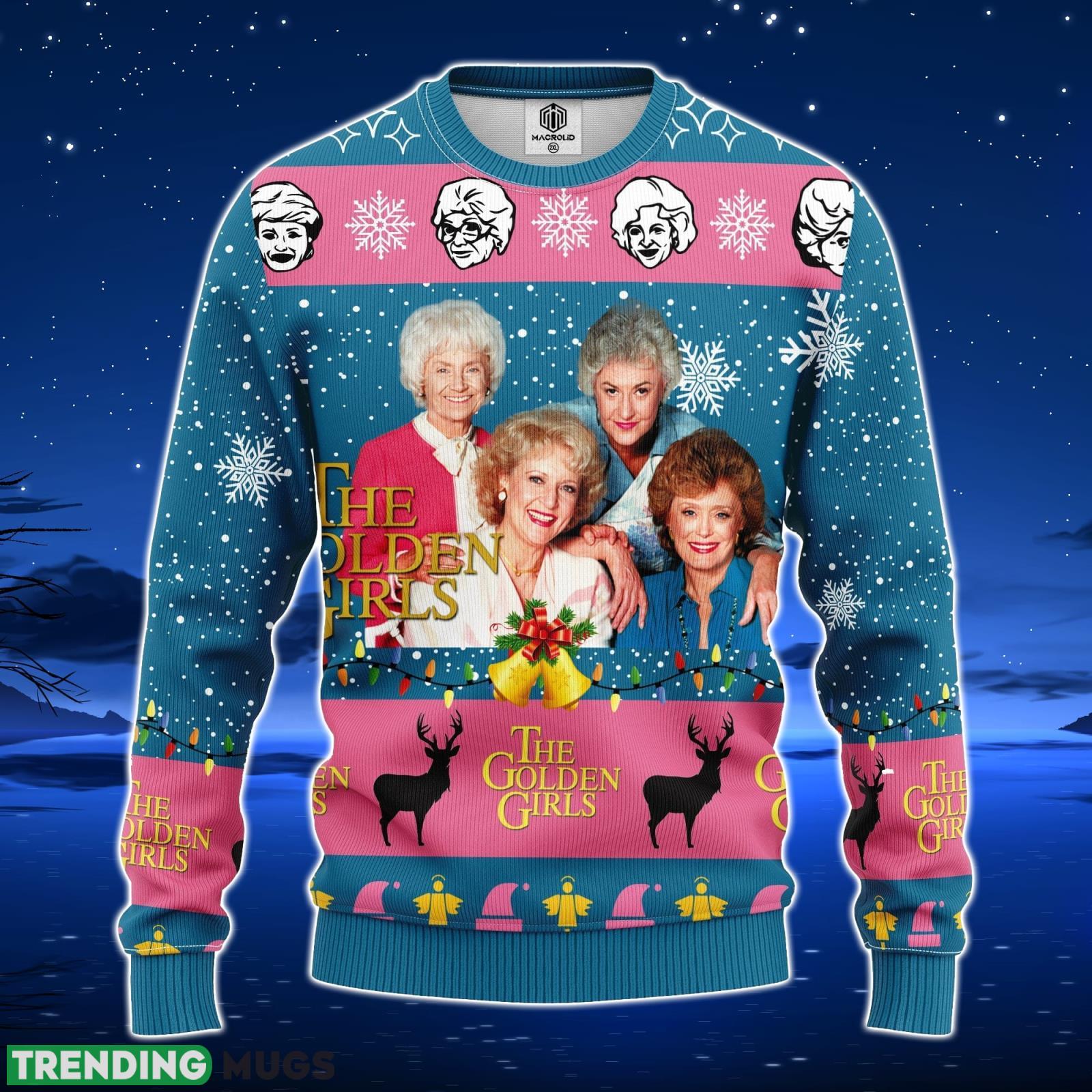 Golden Girls Blue Ugly Christmas Sweater Amazing Gift Men And Women Christmas Gift Product Photo 1 Golden Girls Blue Ugly Christmas Sweater Amazing Gift Men And Women Christmas Gift Product Photo 1