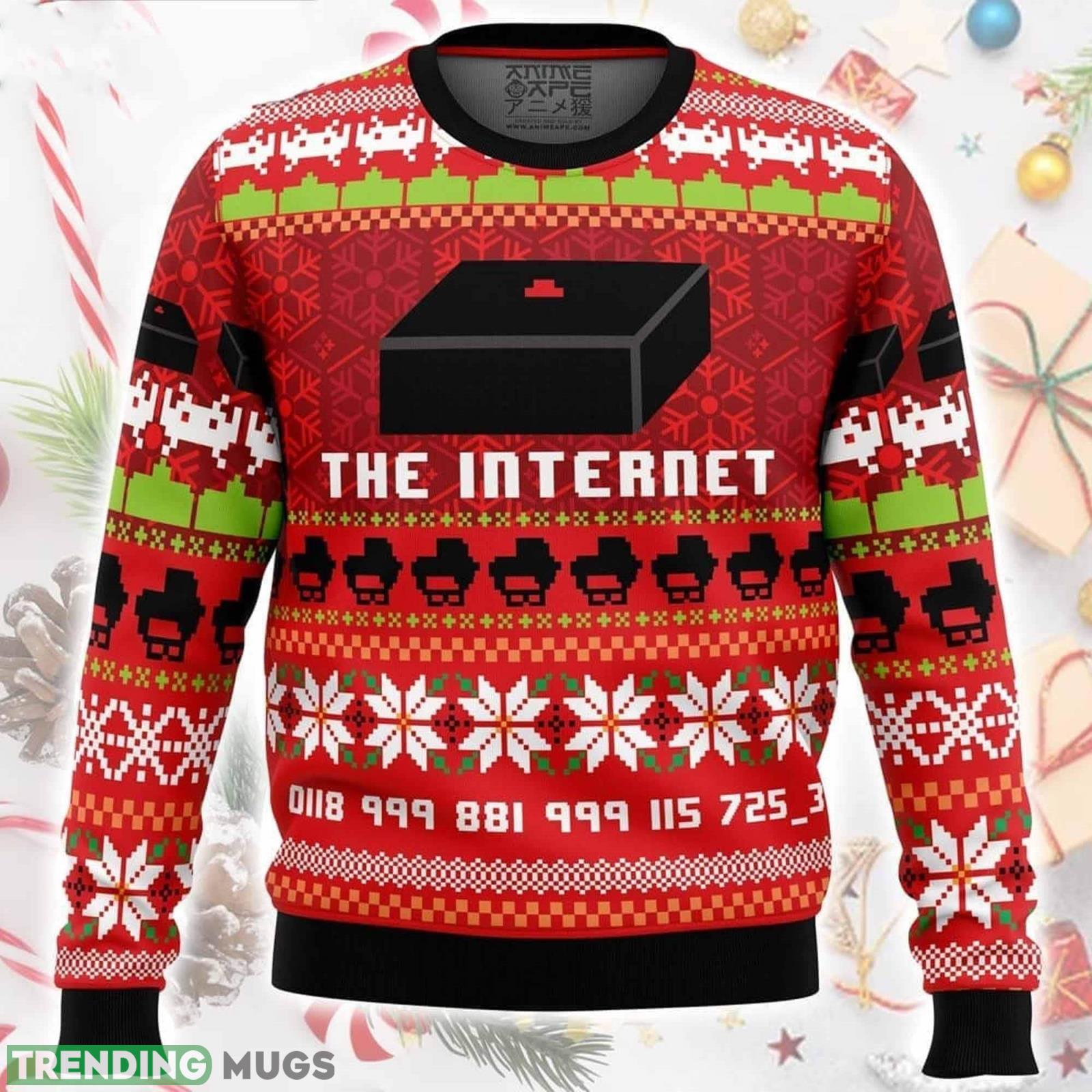 Great Reception The Internet Sweater Christmas Gift For Holiday The Internet 3D Ugly Christmas Sweater Product Photo 1 Great Reception The Internet Sweater Christmas Gift For Holiday The Internet 3D Ugly Christmas Sweater Product Photo 1