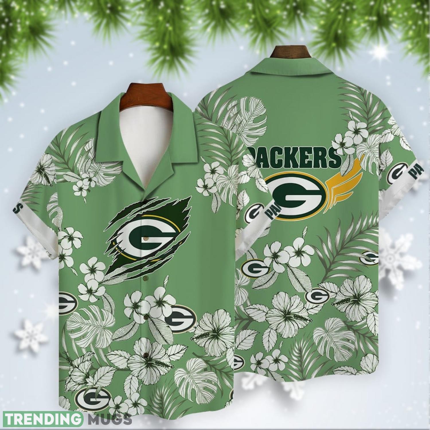Green Bay Packers National Football League 3D AOP Hawaiian Shirt For Fans Product Photo 1 Green Bay Packers National Football League 3D AOP Hawaiian Shirt For Fans Product Photo 1
