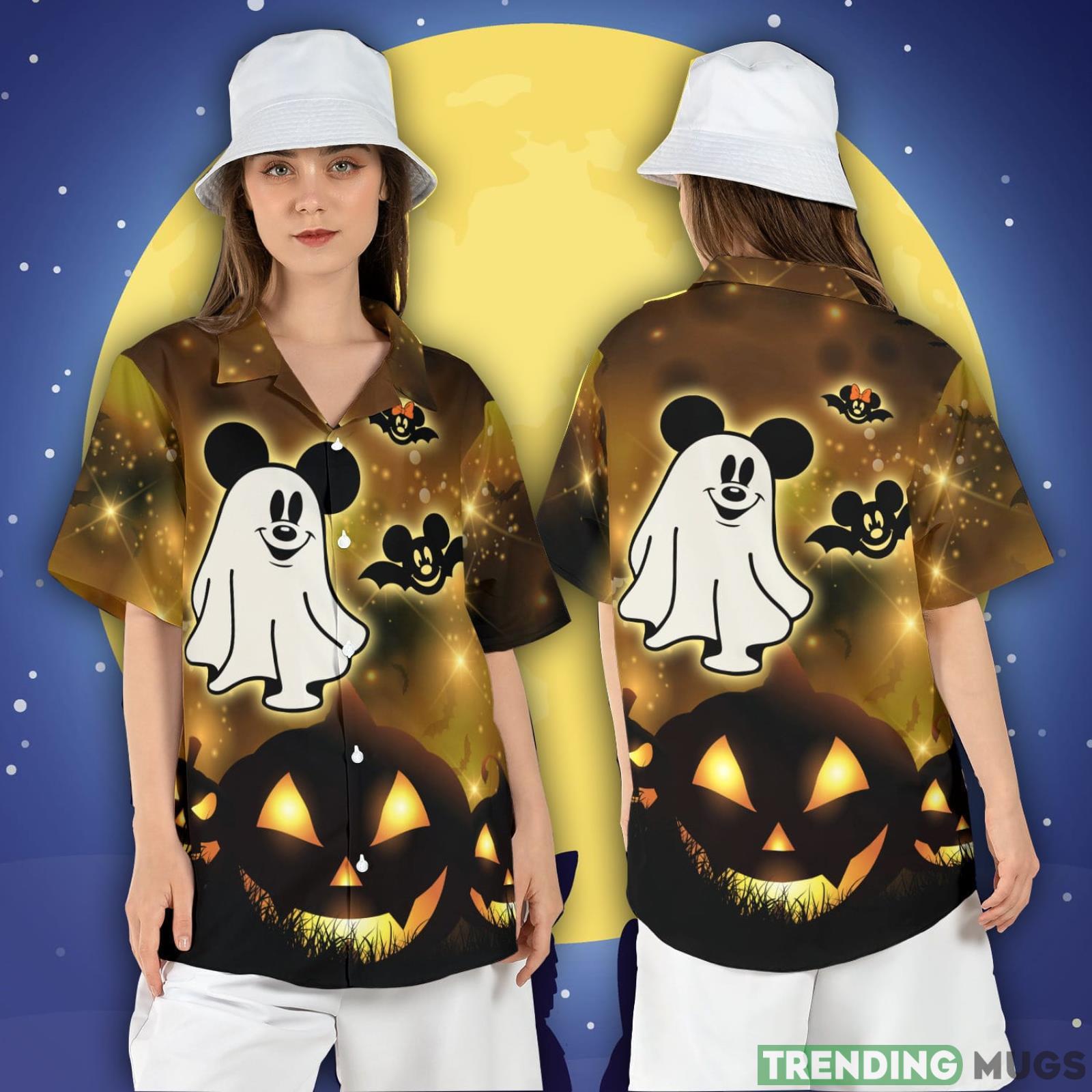 Halloween Mickey Ghost Hawaiian Shirt Disneyland Halloween Boo Bash Button Shirt Mickey Pumpkins Aloha Shirt Product Photo 1 Halloween Mickey Ghost Hawaiian Shirt Disneyland Halloween Boo Bash Button Shirt Mickey Pumpkins Aloha Shirt Product Photo 1