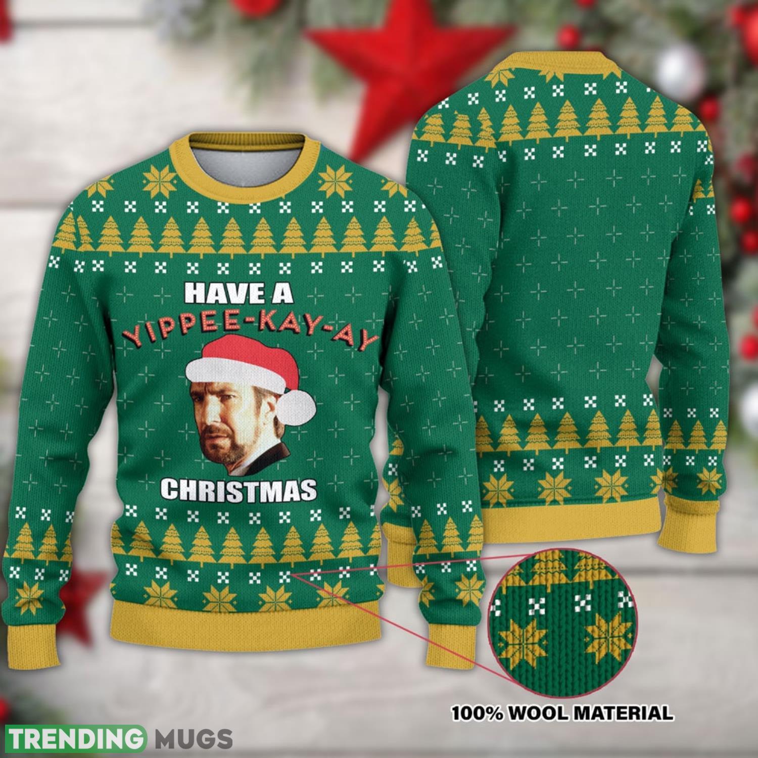 Hans Gruber Have A Yippee Kay Ay Christmas Christmas Ugly Sweater Die Hard Christmas Sweater Product Photo 1 Hans Gruber Have A Yippee Kay Ay Christmas Christmas Ugly Sweater Die Hard Christmas Sweater Product Photo 1