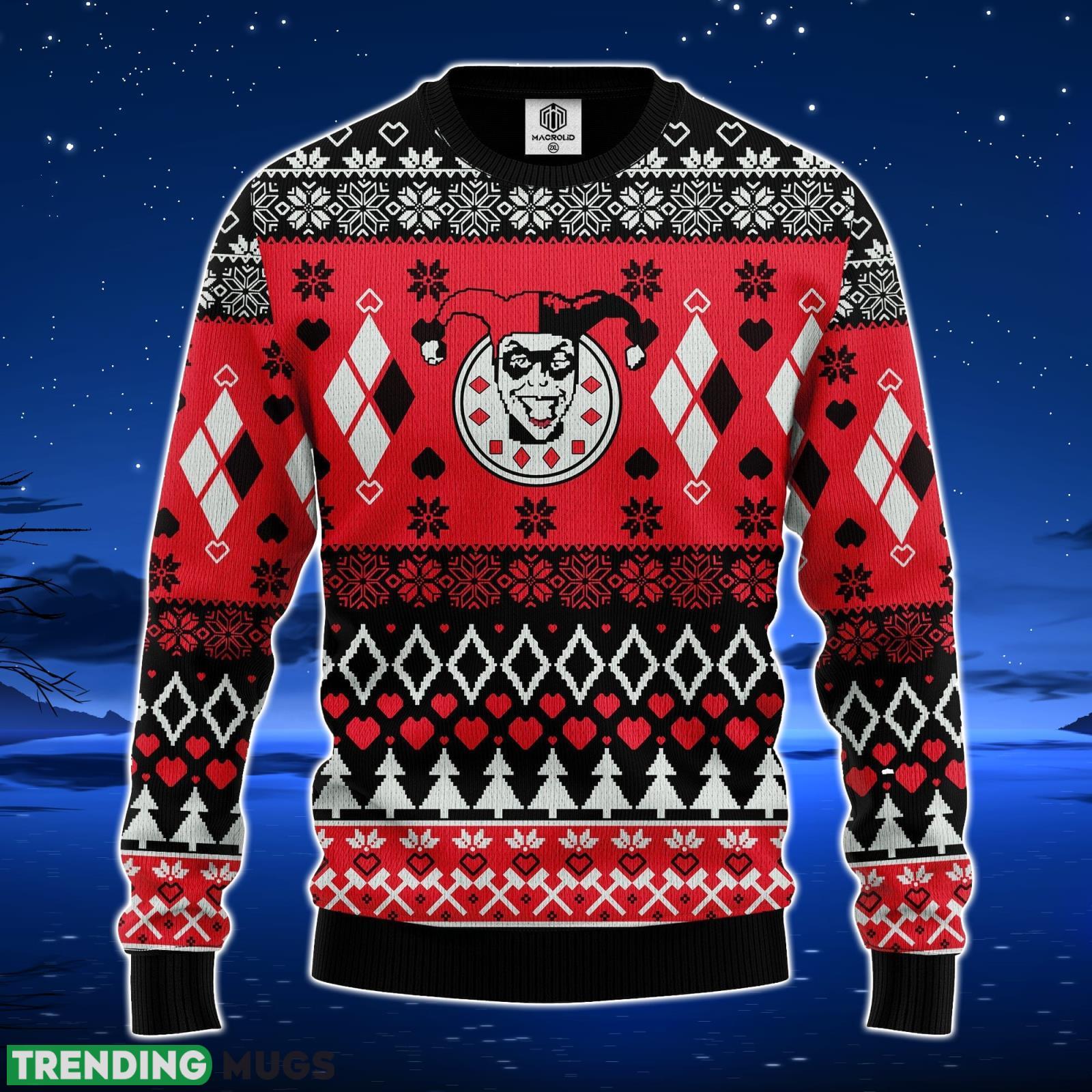 Harley Quinn Ugly Christmas Sweater Amazing Gift Men And Women Christmas Gift Product Photo 1