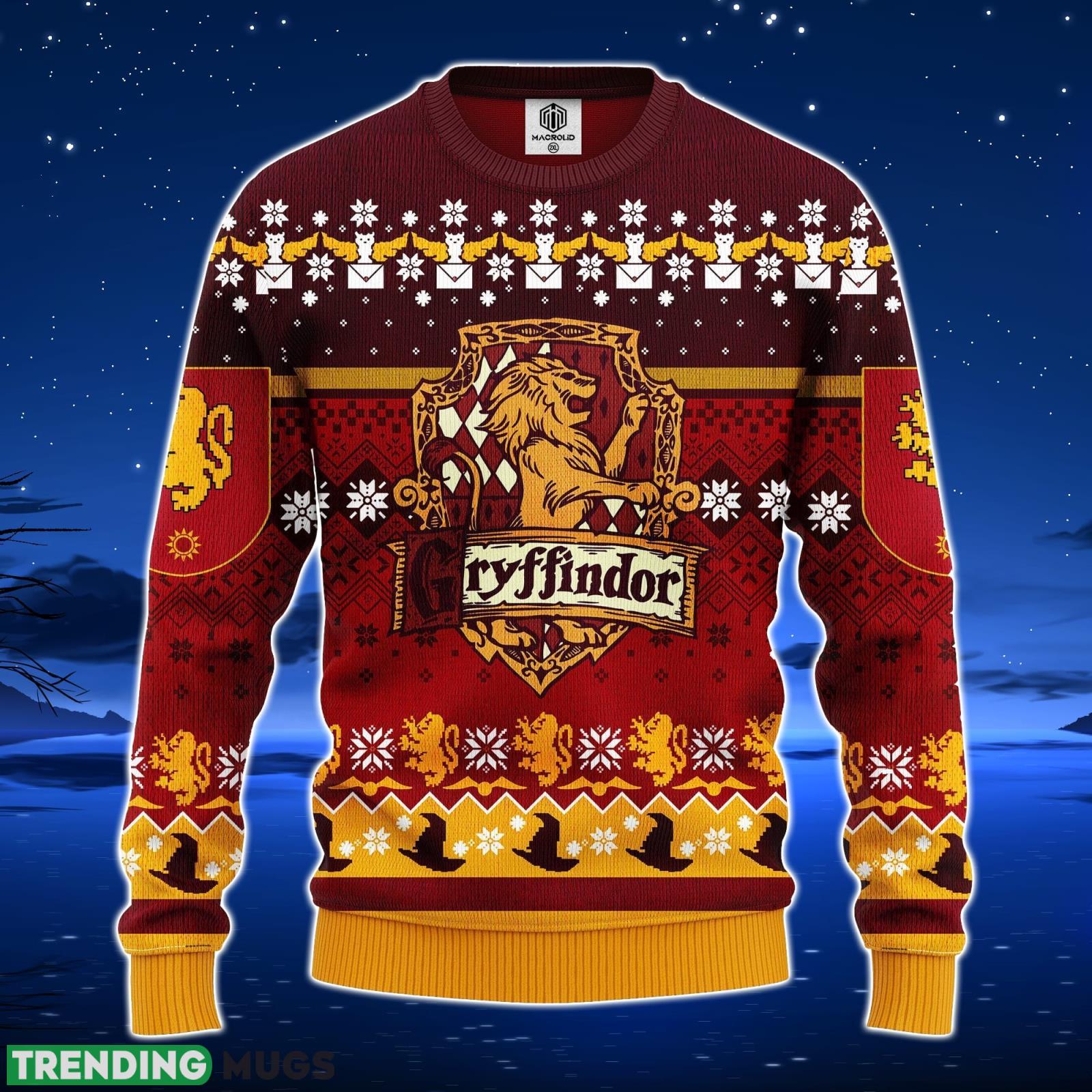 Harry Potter Gryffindor Xmas Ugly Christmas Sweater Amazing Gift Men And Women Christmas Gift Product Photo 1 Harry Potter Gryffindor Xmas Ugly Christmas Sweater Amazing Gift Men And Women Christmas Gift Product Photo 1