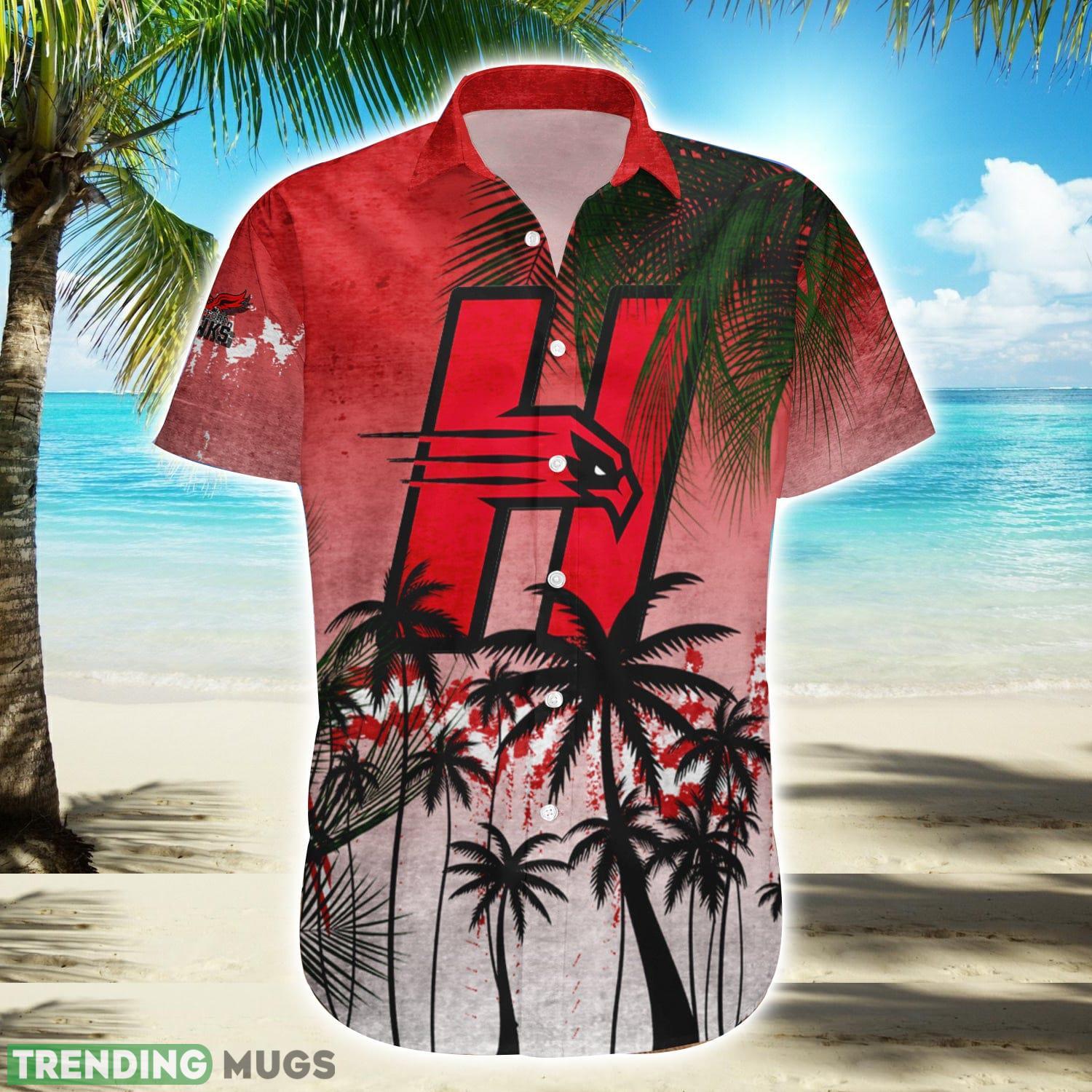 Hartford Hawks Hawaiian Shirt Summer Gift Coconut Tree Tropical Grunge Pattern For NCAA Fans Product Photo 1 Hartford Hawks Hawaiian Shirt Summer Gift Coconut Tree Tropical Grunge Pattern For NCAA Fans Product Photo 1