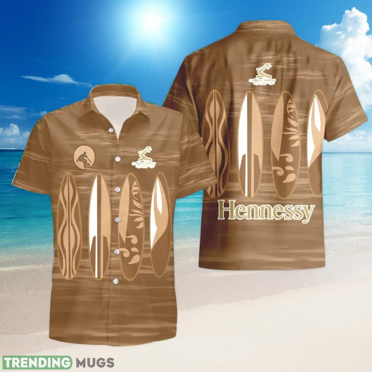 Hennessy Surfboard Funny Summer Beach Hawaiian Shirt And Shorts Product Photo 1 Hennessy Surfboard Funny Summer Beach Hawaiian Shirt And Shorts Product Photo 1