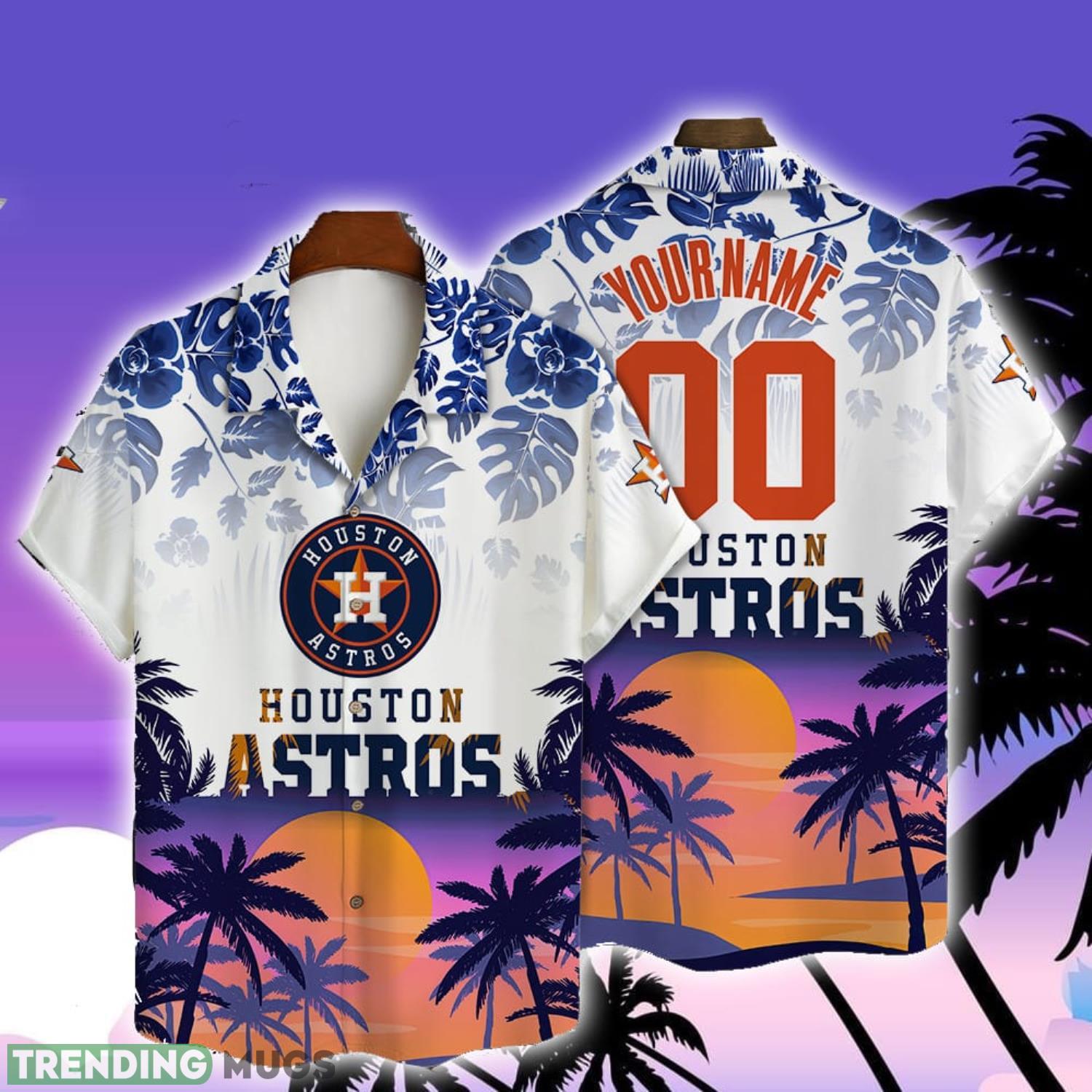 Houston Astros Major League Baseball 3D Print Hawaiian Shirt Summer Gift For Men And Women Product Photo 1
