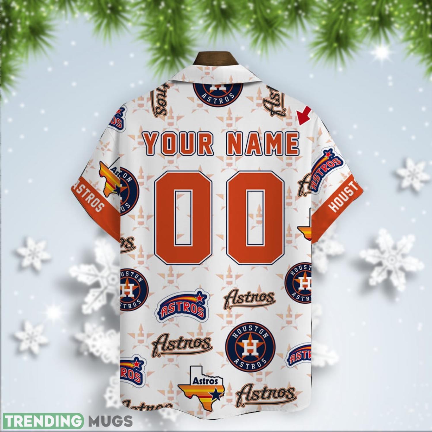 Houston Astros MLB Custom Name And Number Summer 3D Hawaiian Shirt Hawaiian Shirt Houston Astros MLB Custom Name And Number Summer 3D Hawaiian Shirt Hawaiian Shirt