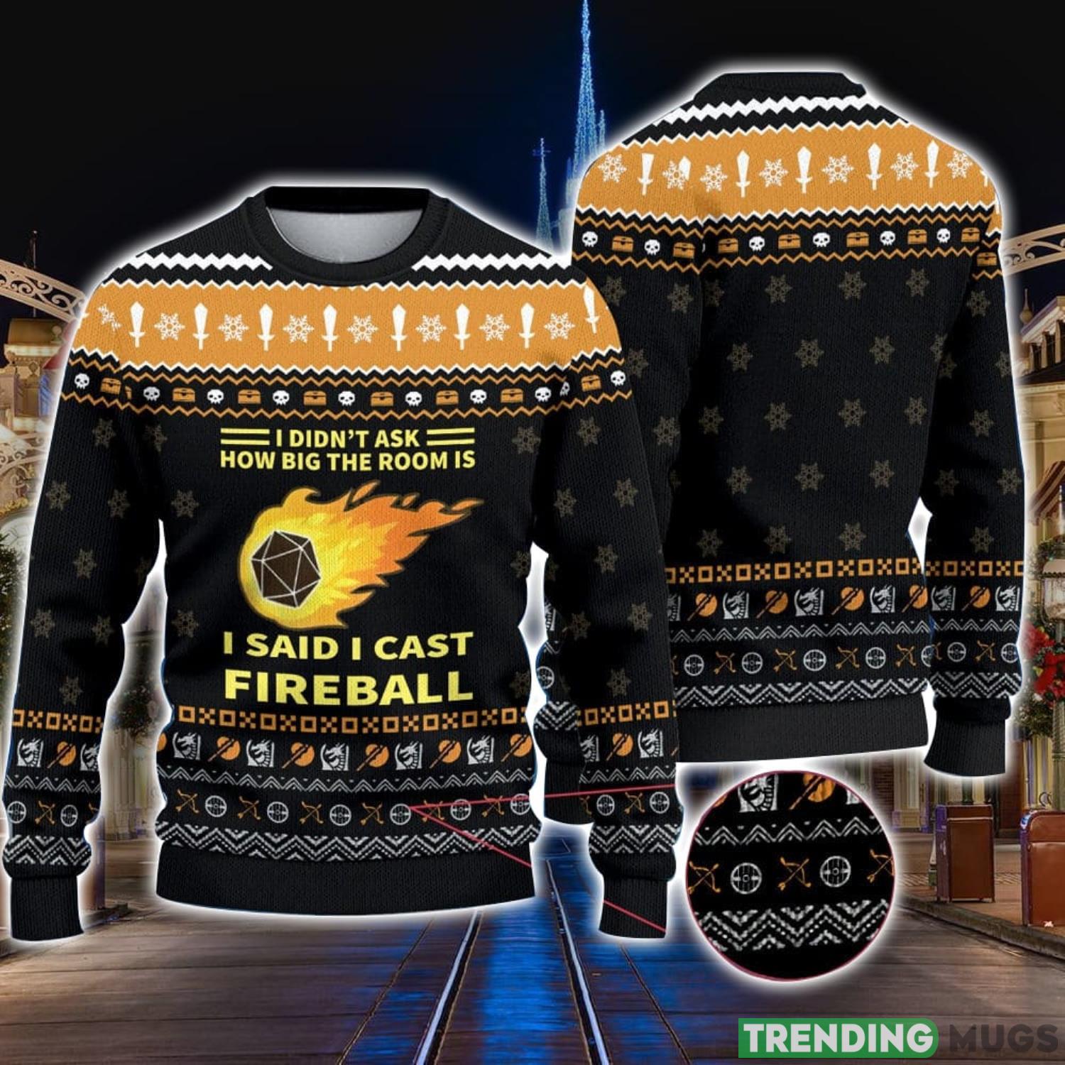 I Didn’t Ask How Big The Room Is Said Ugly Christmas Sweater Xmas Christmas Gift Vacation Product Photo 1