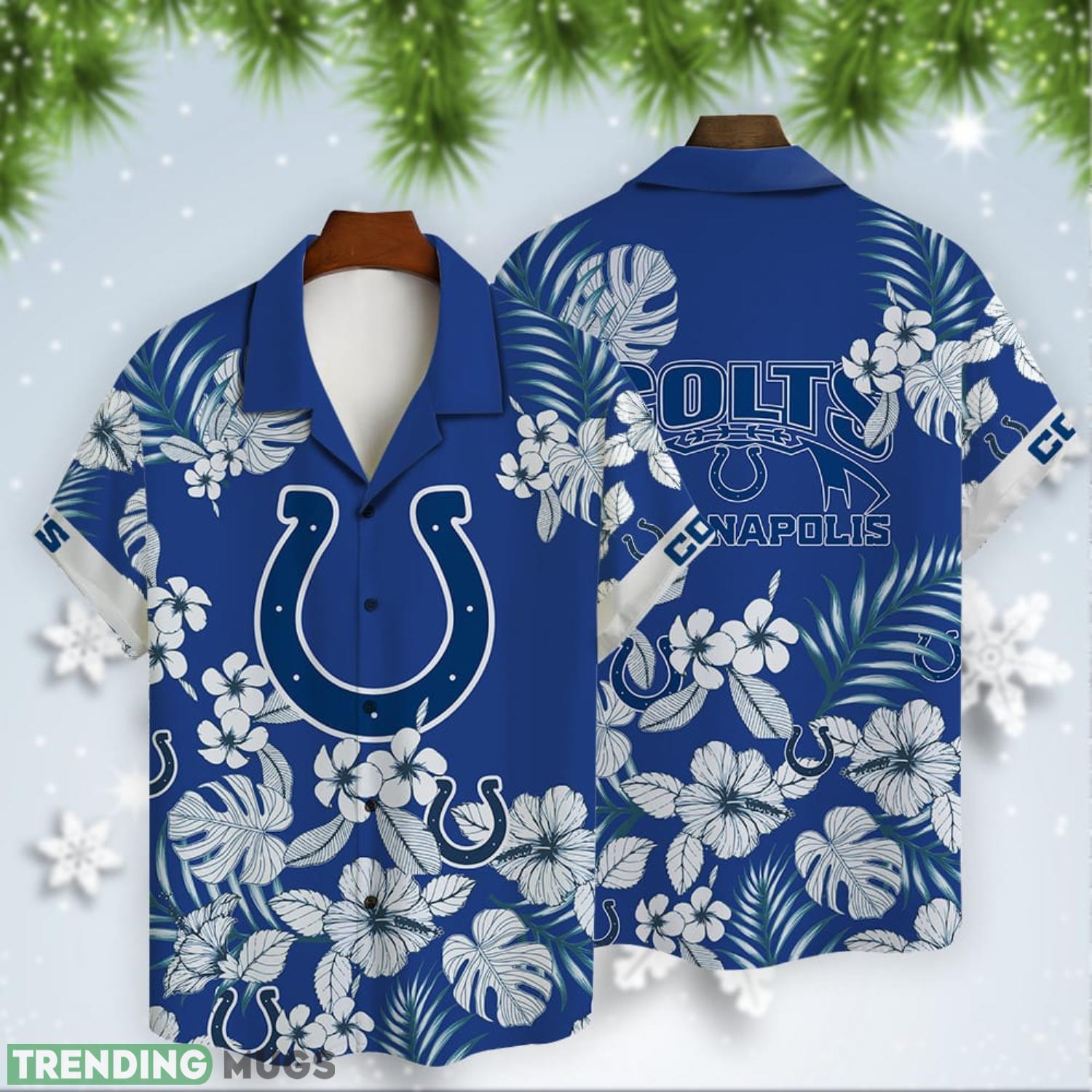 Indianapolis Colts National Football League 3D AOP Hawaiian Shirt For Fans Product Photo 1 Indianapolis Colts National Football League 3D AOP Hawaiian Shirt For Fans Product Photo 1