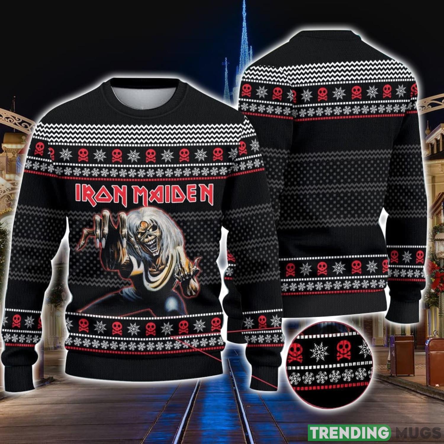 Iron Maiden Ugly Christmas Sweater Xmas Christmas Gift Vacation Product Photo 1