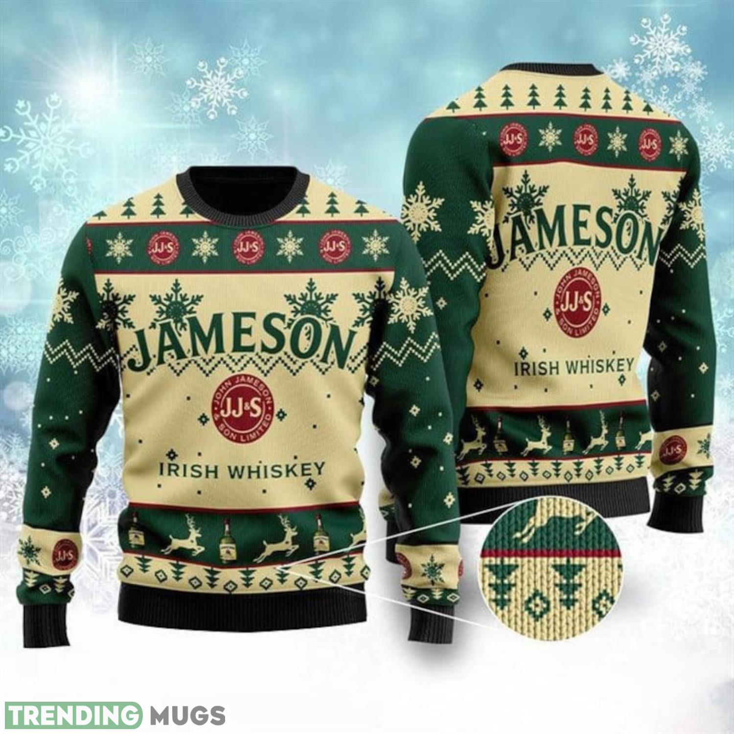 J A M E S O N 3d All Over Print Ugly Christmas Sweater Product Photo 1 J A M E S O N 3d All Over Print Ugly Christmas Sweater Product Photo 1