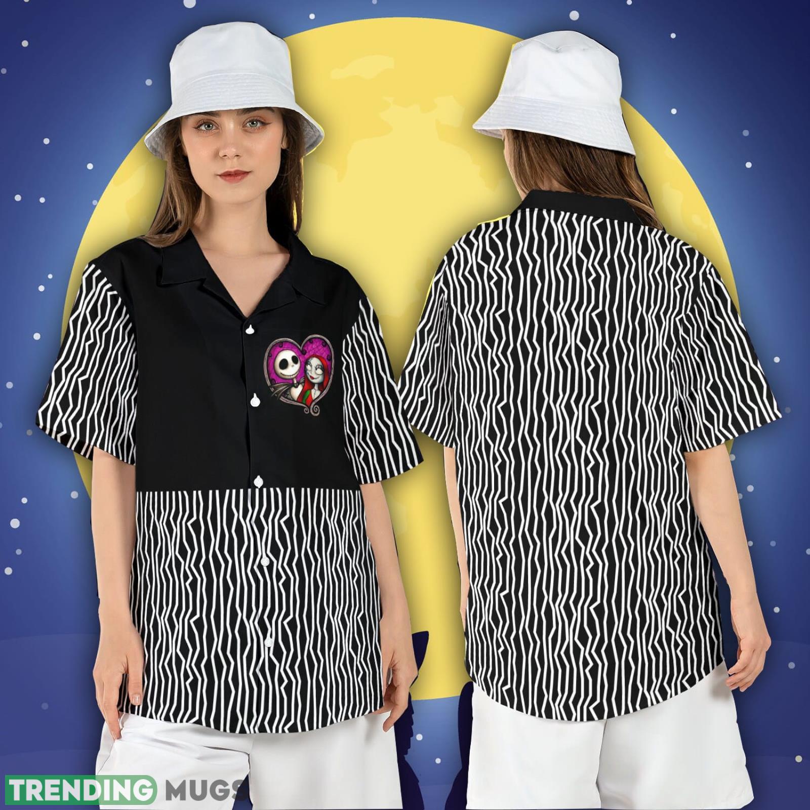 Jack and Sally Hawaiian Shirt Nightmare Before Christmas Hawaii Shirt Product Photo 1 Jack and Sally Hawaiian Shirt Nightmare Before Christmas Hawaii Shirt Product Photo 1