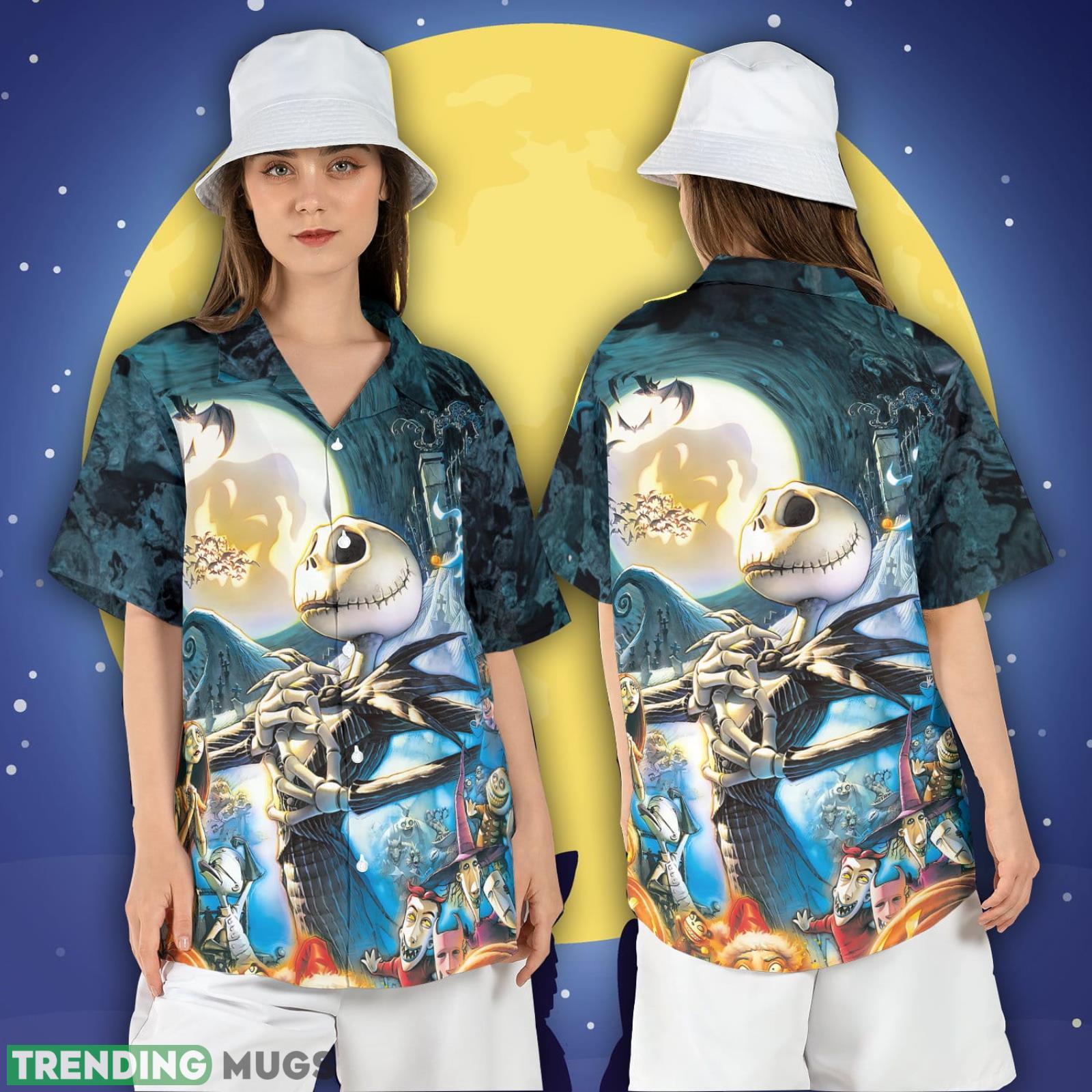 Jack Skeleton Halloween Hawaiian Shirt Nightmare Before Christmas Button Shirt Disneyland Halloween Aloha Shirt Product Photo 1 Jack Skeleton Halloween Hawaiian Shirt Nightmare Before Christmas Button Shirt Disneyland Halloween Aloha Shirt Product Photo 1