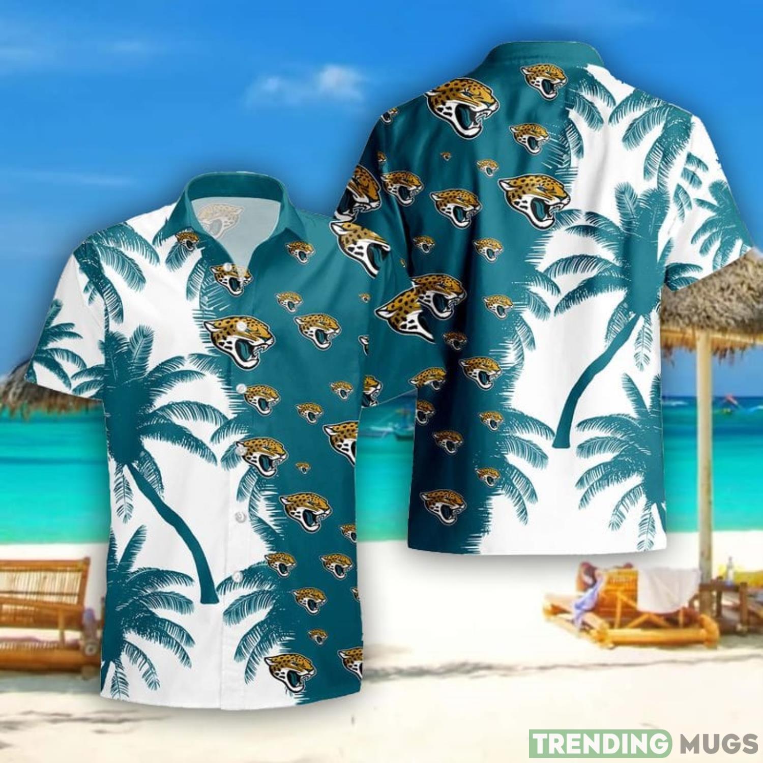 Jacksonville Jaguars Palm Tree Pattern Hawaii Shirt Summer Holiday Gift Product Photo 1 Jacksonville Jaguars Palm Tree Pattern Hawaii Shirt Summer Holiday Gift Product Photo 1