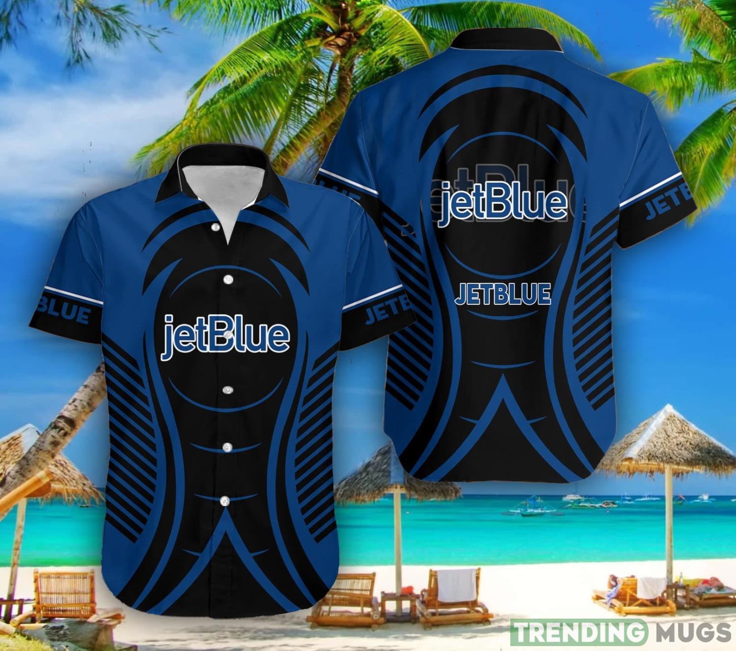 Jetblue Short Sleeve 3D Hawaiian Shirt Summer Gift Product Photo 1 Jetblue Short Sleeve 3D Hawaiian Shirt Summer Gift Product Photo 1