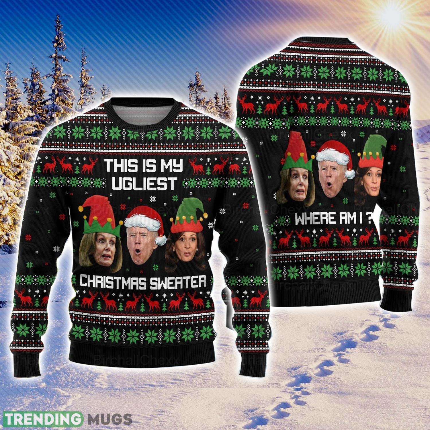 Joe Biden Ugly Christmas Sweater Xmas Christmas Gift Product Photo 1 Joe Biden Ugly Christmas Sweater Xmas Christmas Gift Product Photo 1