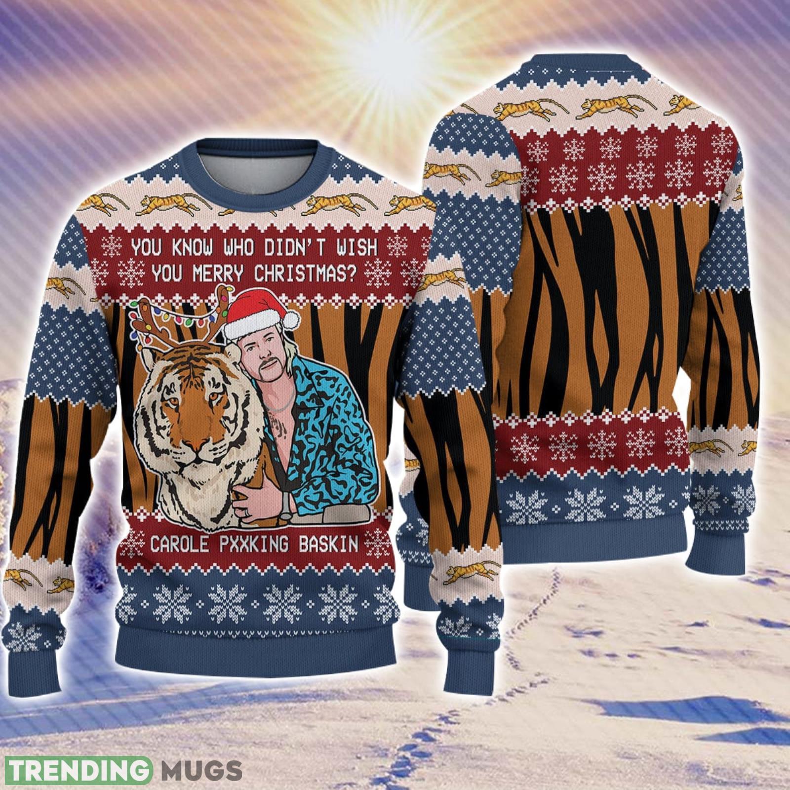 Joe Exotic Tiger King Christmas Gift For Holiday Tiger King What 3D Ugly Christmas Sweater Product Photo 1 Joe Exotic Tiger King Christmas Gift For Holiday Tiger King What 3D Ugly Christmas Sweater Product Photo 1