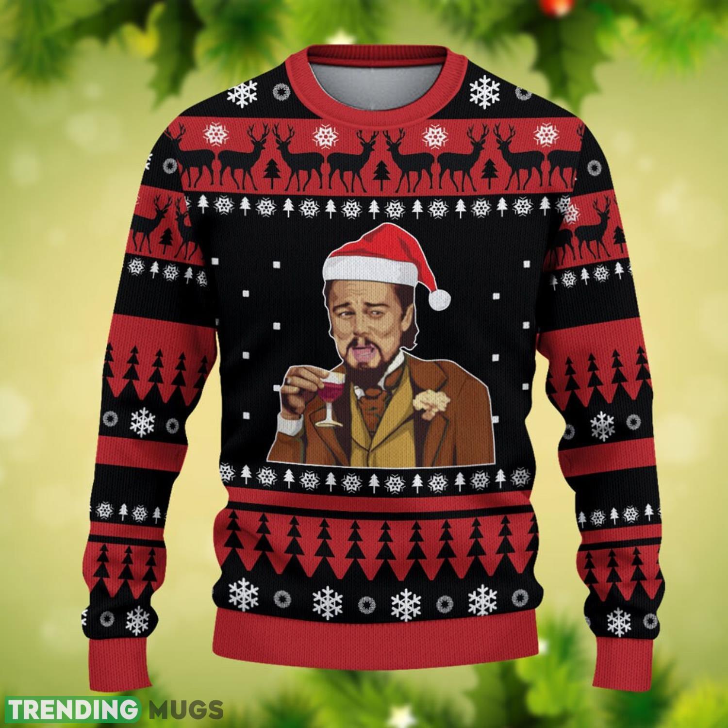Leonardo DiCaprio Christmas 3D All Over Printed Ugly Christmas Sweater Leonardo DiCaprio Meme Christmas Sweater 3D Sweater Leonardo DiCaprio Christmas 3D All Over Printed Ugly Christmas Sweater Leonardo DiCaprio Meme Christmas Sweater 3D Sweater
