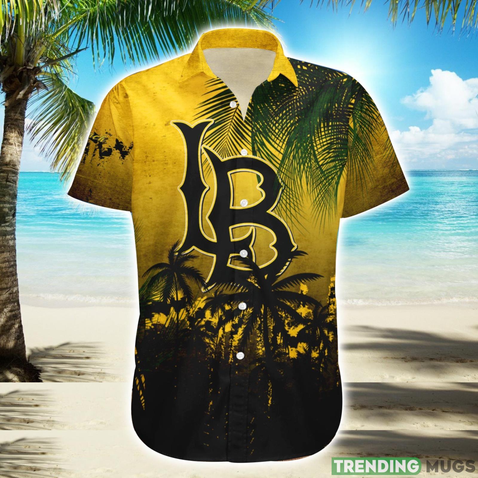 Long Beach State 49ers Hawaiian Shirt Summer Gift Coconut Tree Tropical Grunge Pattern For NCAA Fans Product Photo 1