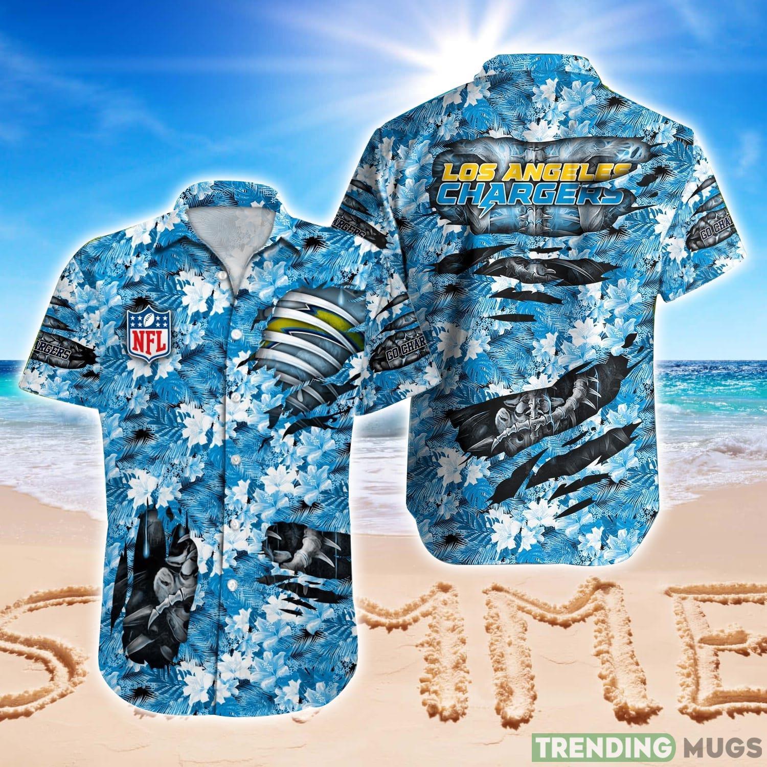 Los Angeles Chargers 3D All Over Printed Hawaiian Shirt Summer Gift For Fans Product Photo 1 Los Angeles Chargers 3D All Over Printed Hawaiian Shirt Summer Gift For Fans Product Photo 1