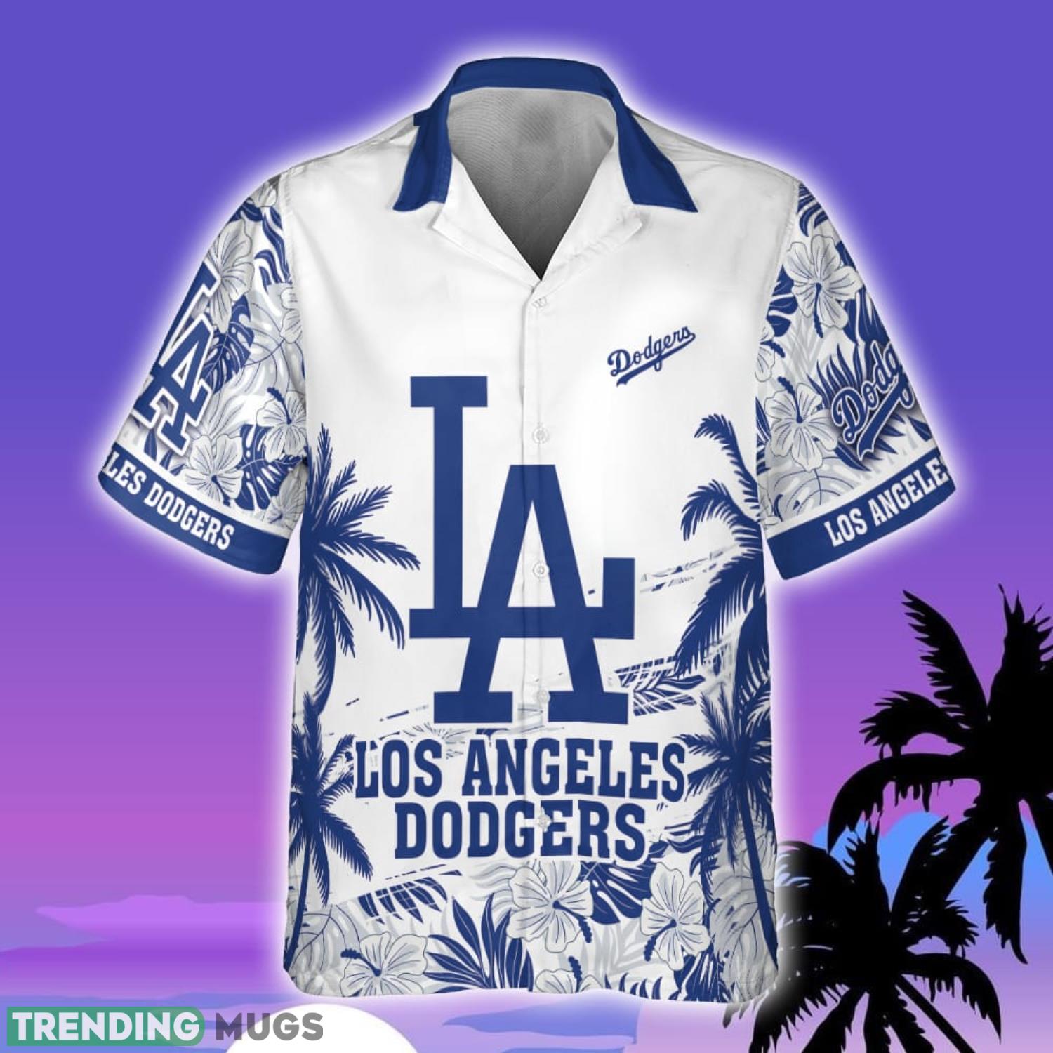 Los Angeles Dodgers MLB Custom Name And Number Flower Pattern Summer 3D Hawaiian Shirt Summer Sport Gift Hawaiian Shirt Los Angeles Dodgers MLB Custom Name And Number Flower Pattern Summer 3D Hawaiian Shirt Summer Sport Gift Hawaiian Shirt