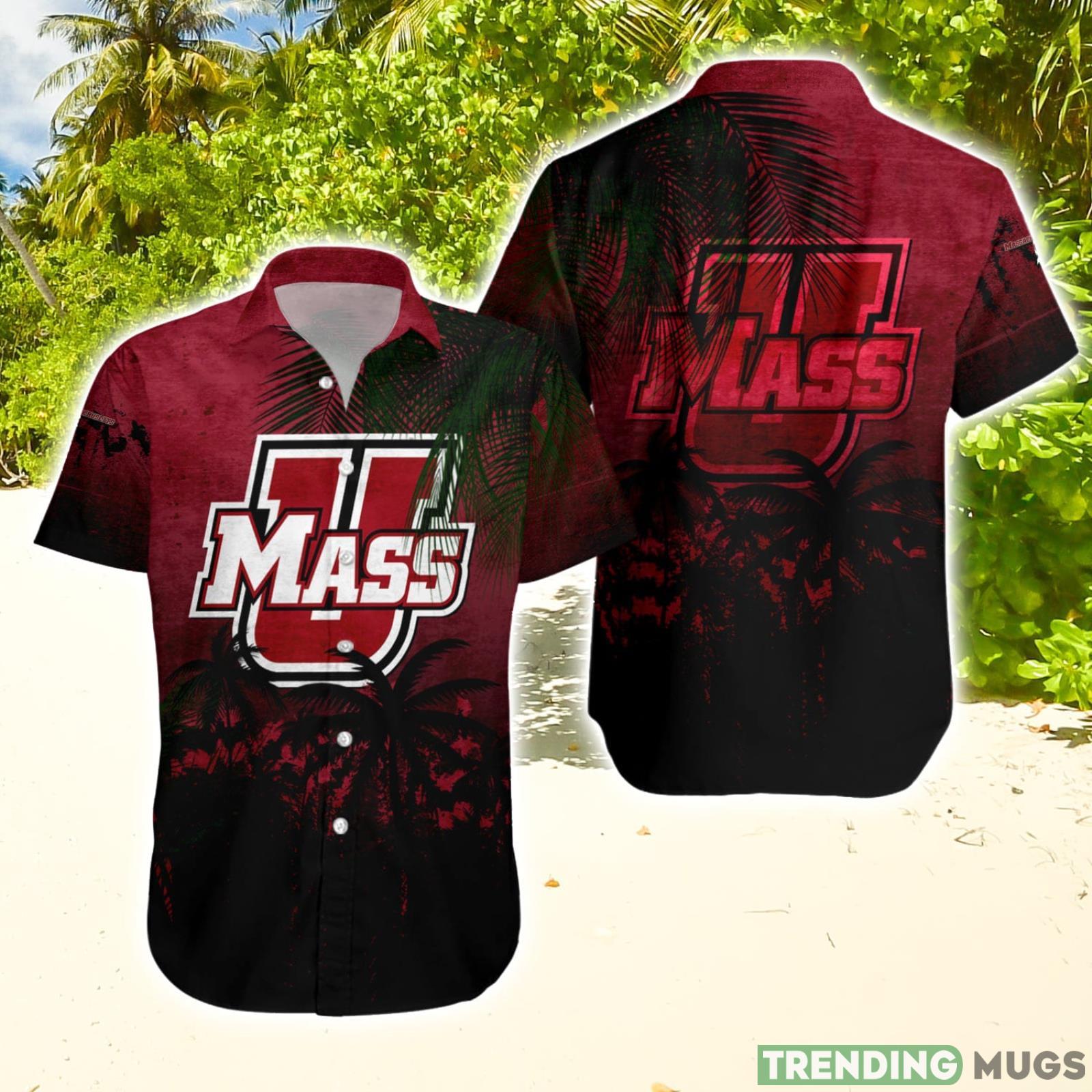 Massachusetts Minutemen Hawaiian Shirt Summer Gift Coconut Tree Tropical Grunge Pattern For NCAA Fans Hawaiian Shirt Massachusetts Minutemen Hawaiian Shirt Summer Gift Coconut Tree Tropical Grunge Pattern For NCAA Fans Hawaiian Shirt