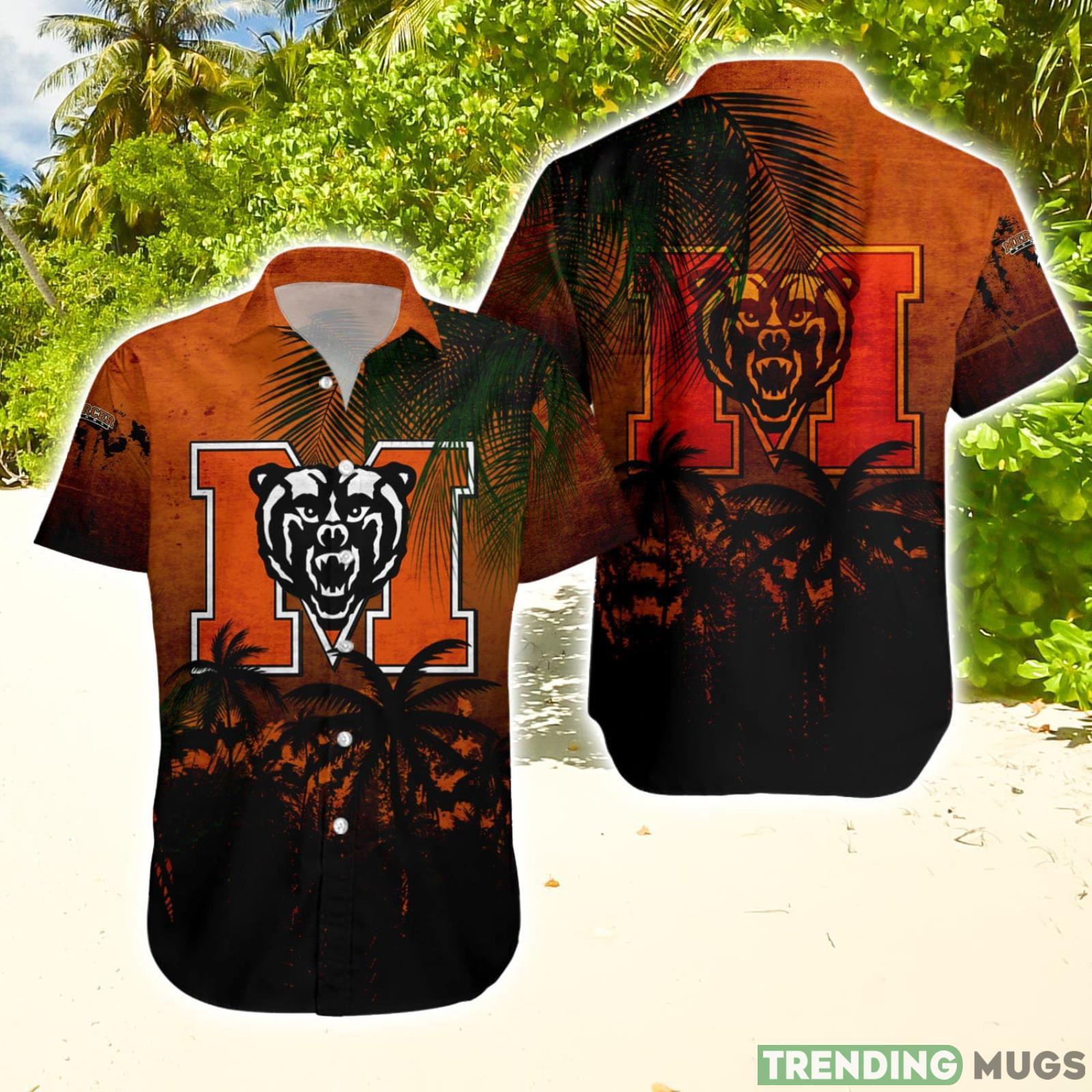 Mercer Bears Hawaiian Shirt Summer Gift Coconut Tree Tropical Grunge Pattern For NCAA Fans Hawaiian Shirt Mercer Bears Hawaiian Shirt Summer Gift Coconut Tree Tropical Grunge Pattern For NCAA Fans Hawaiian Shirt
