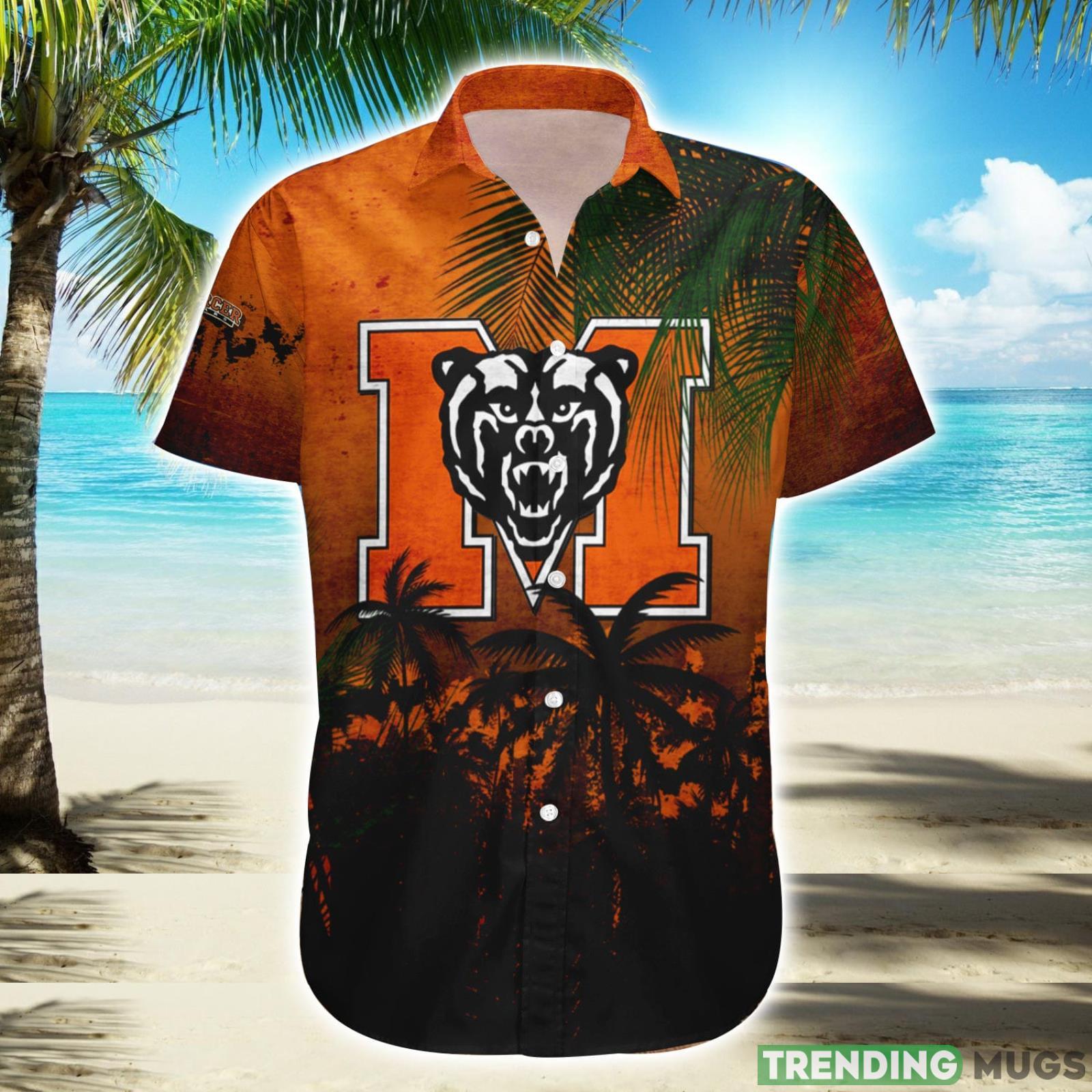 Mercer Bears Hawaiian Shirt Summer Gift Coconut Tree Tropical Grunge Pattern For NCAA Fans Product Photo 1 Mercer Bears Hawaiian Shirt Summer Gift Coconut Tree Tropical Grunge Pattern For NCAA Fans Product Photo 1