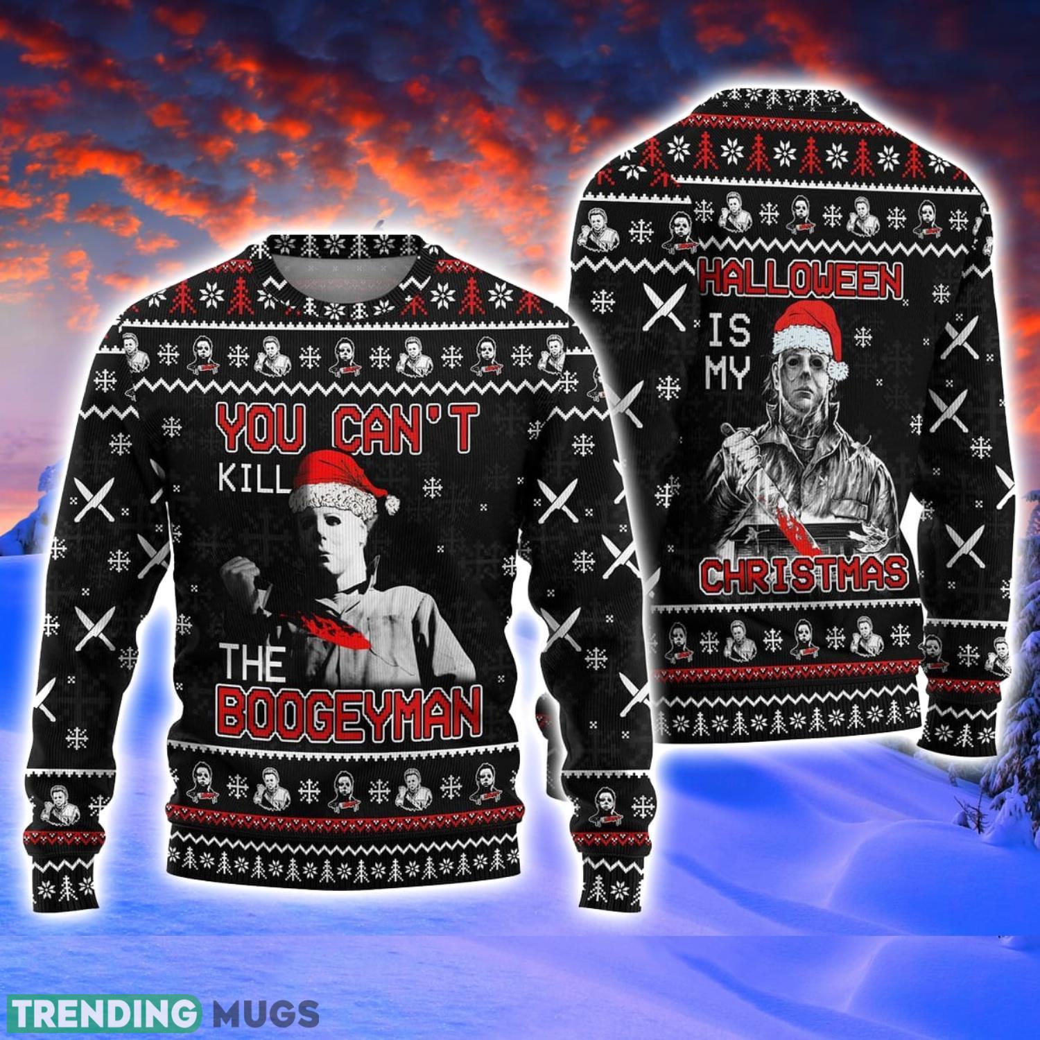 Michael Myers Ugly Christmas Sweater Men And Women Christmas Gift Sweater Product Photo 1 Michael Myers Ugly Christmas Sweater Men And Women Christmas Gift Sweater Product Photo 1