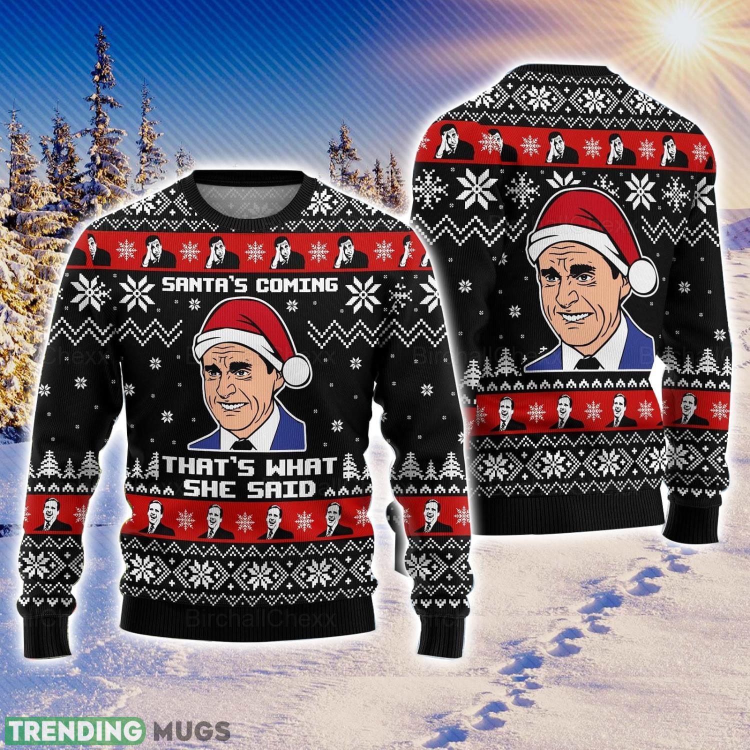 Michael Scott Ugly Christmas Sweater Xmas Christmas Gift Product Photo 1 Michael Scott Ugly Christmas Sweater Xmas Christmas Gift Product Photo 1