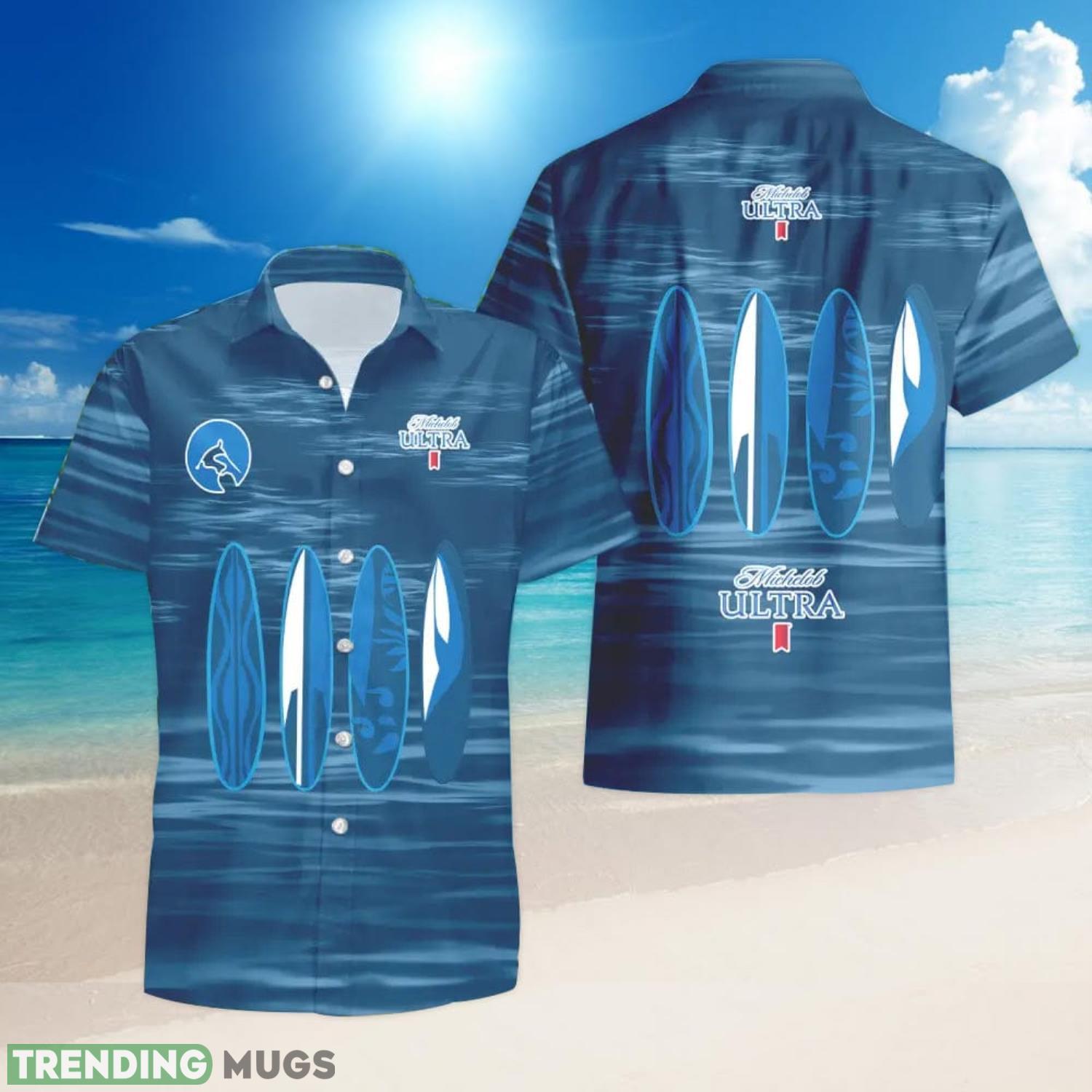 Michelob Ultra Surfboard Funny Summer Beach Hawaiian Shirt And Shorts Hawaiian & Short Michelob Ultra Surfboard Funny Summer Beach Hawaiian Shirt And Shorts Hawaiian & Short