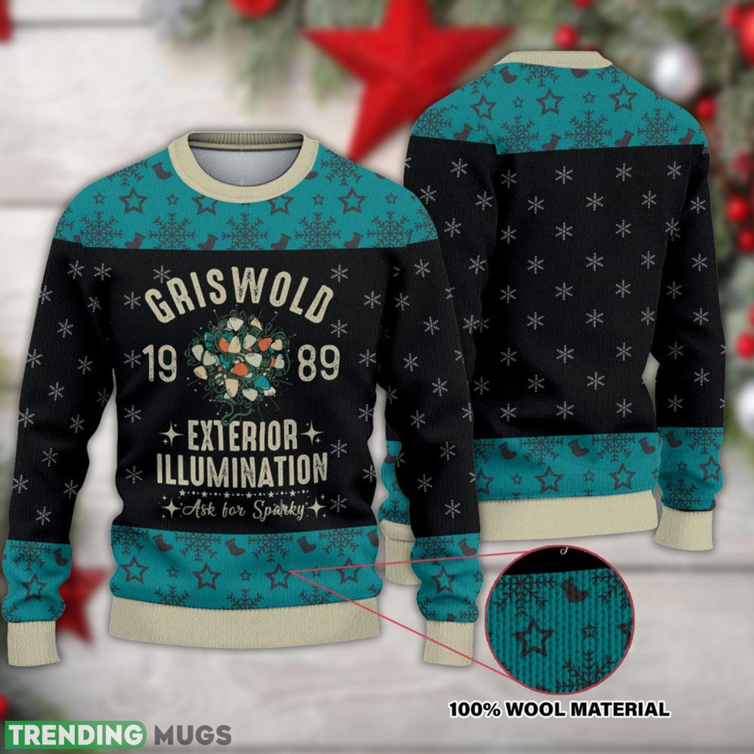 National Lampoon's Christmas Vacation Christmas Ugly Sweater Clark Griswold Christmas Sweater Christmas 3D Sweater National Lampoon's Christmas Vacation Christmas Ugly Sweater Clark Griswold Christmas Sweater Christmas Product Photo 1